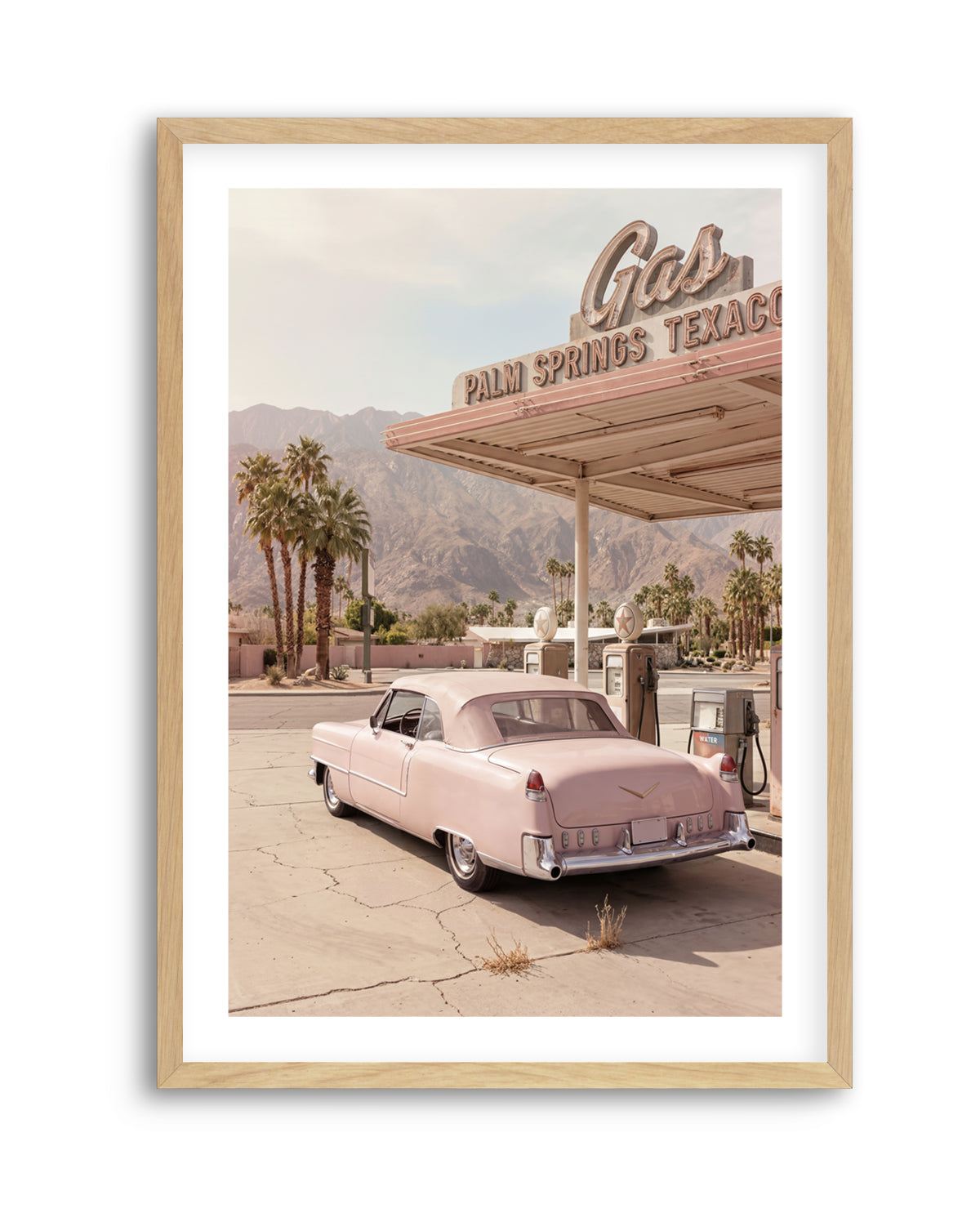 Palm Springs Pink Cadillac III | Art Print