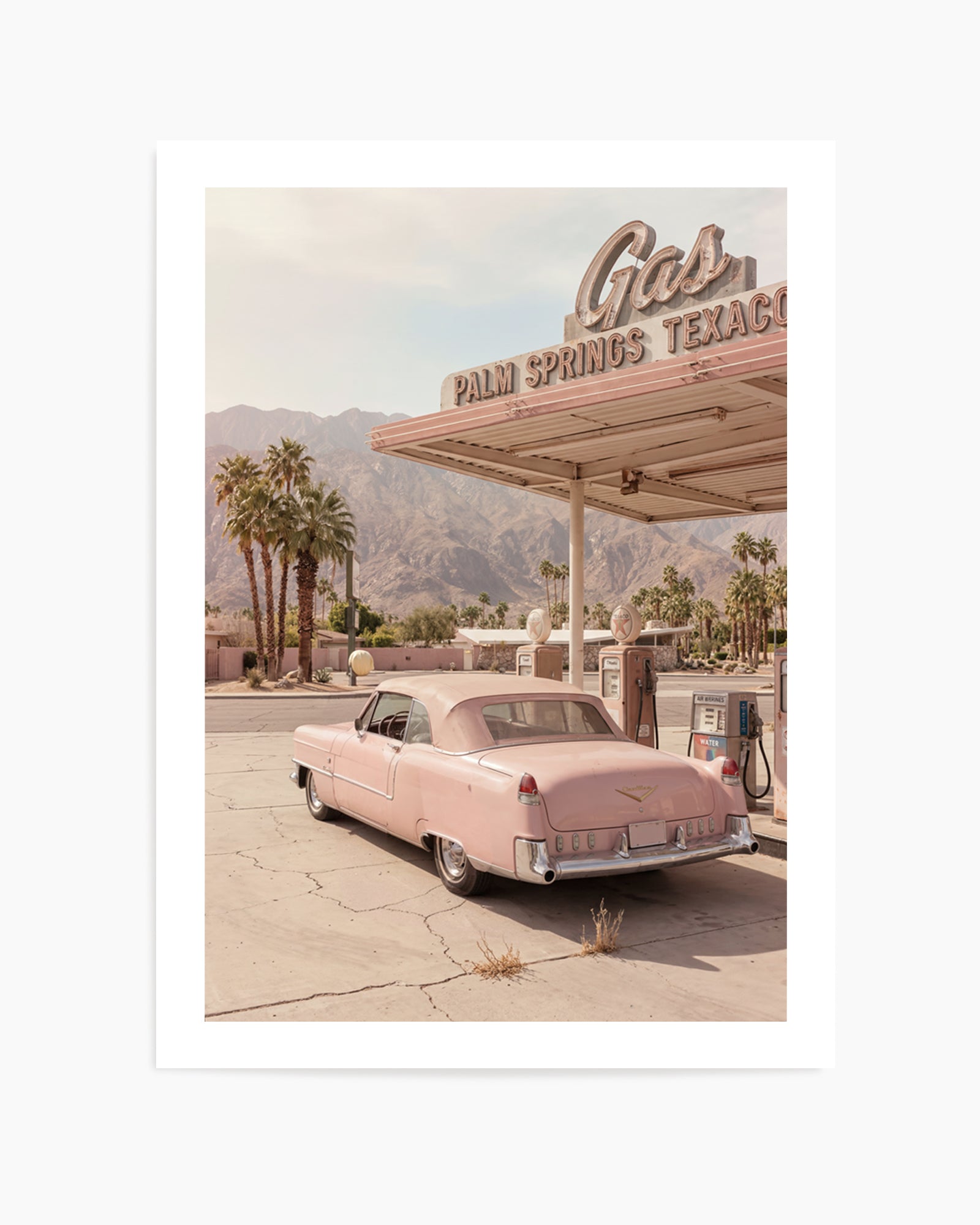 Palm Springs Pink Cadillac III | Art Print