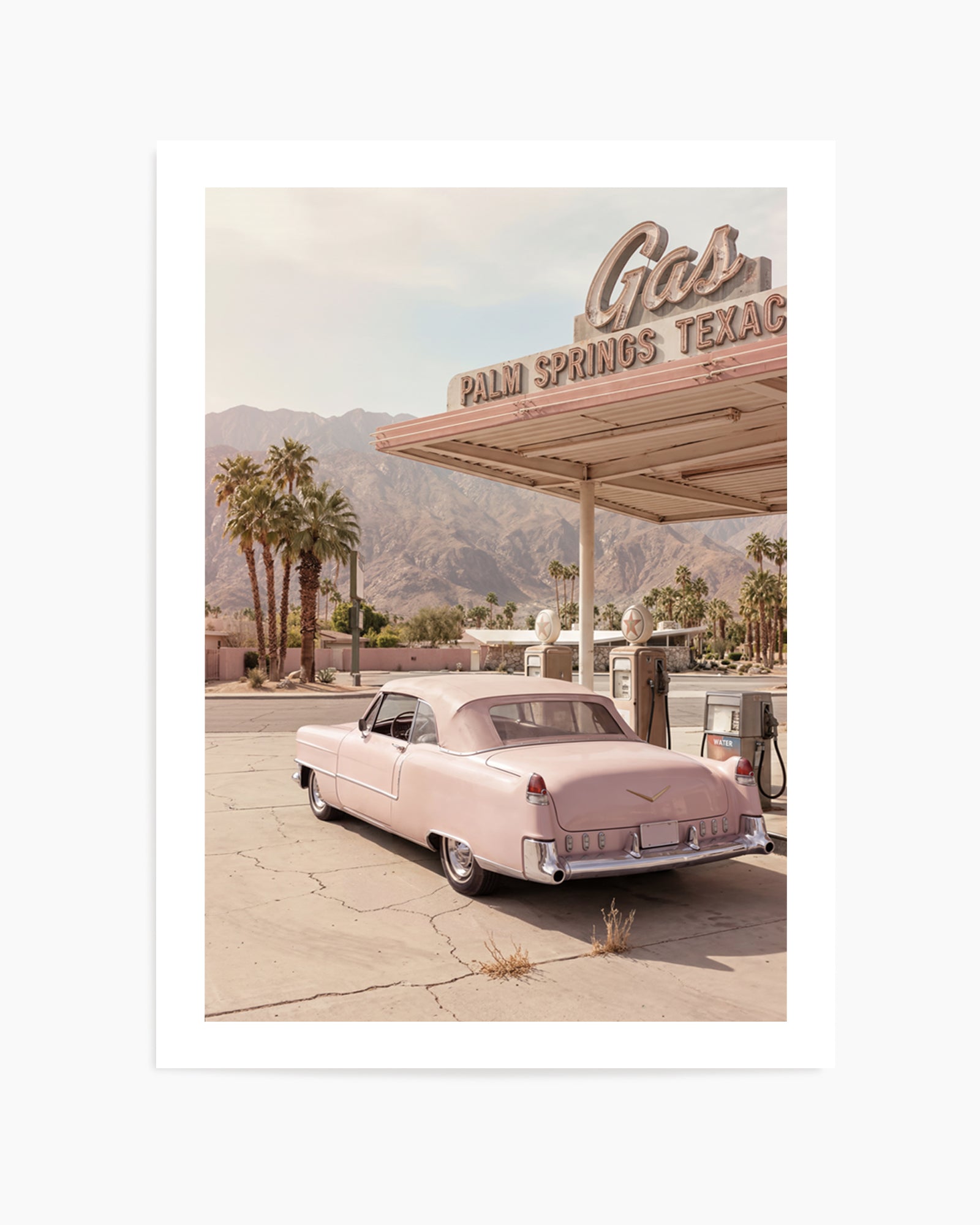 Palm Springs Pink Cadillac III | Art Print