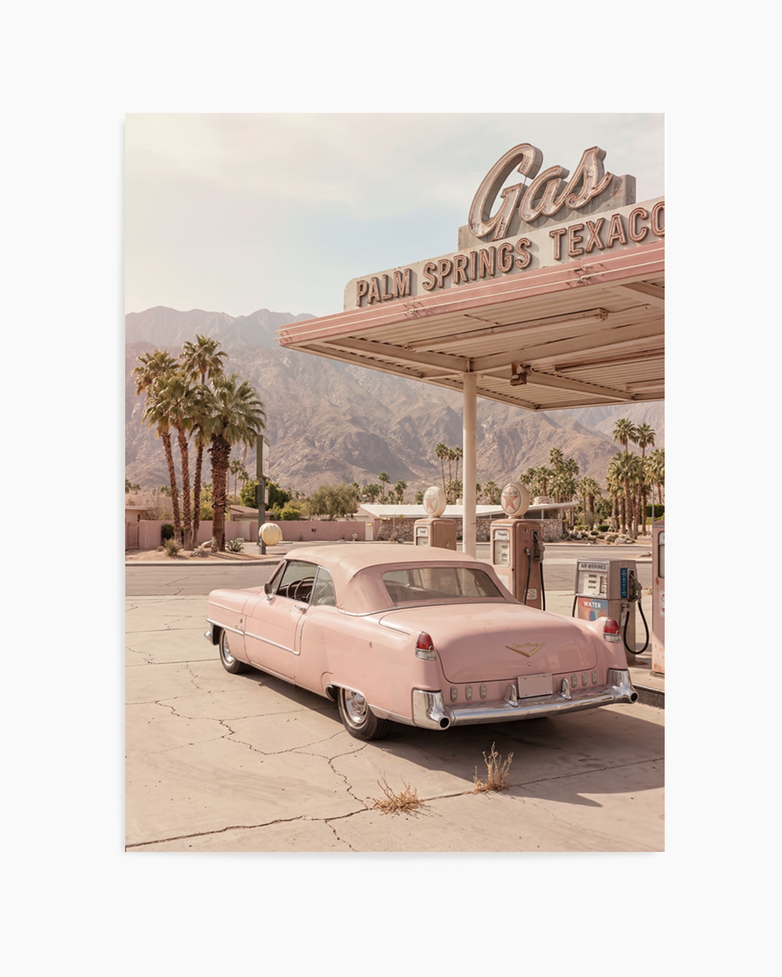Palm Springs Pink Cadillac III | Art Print