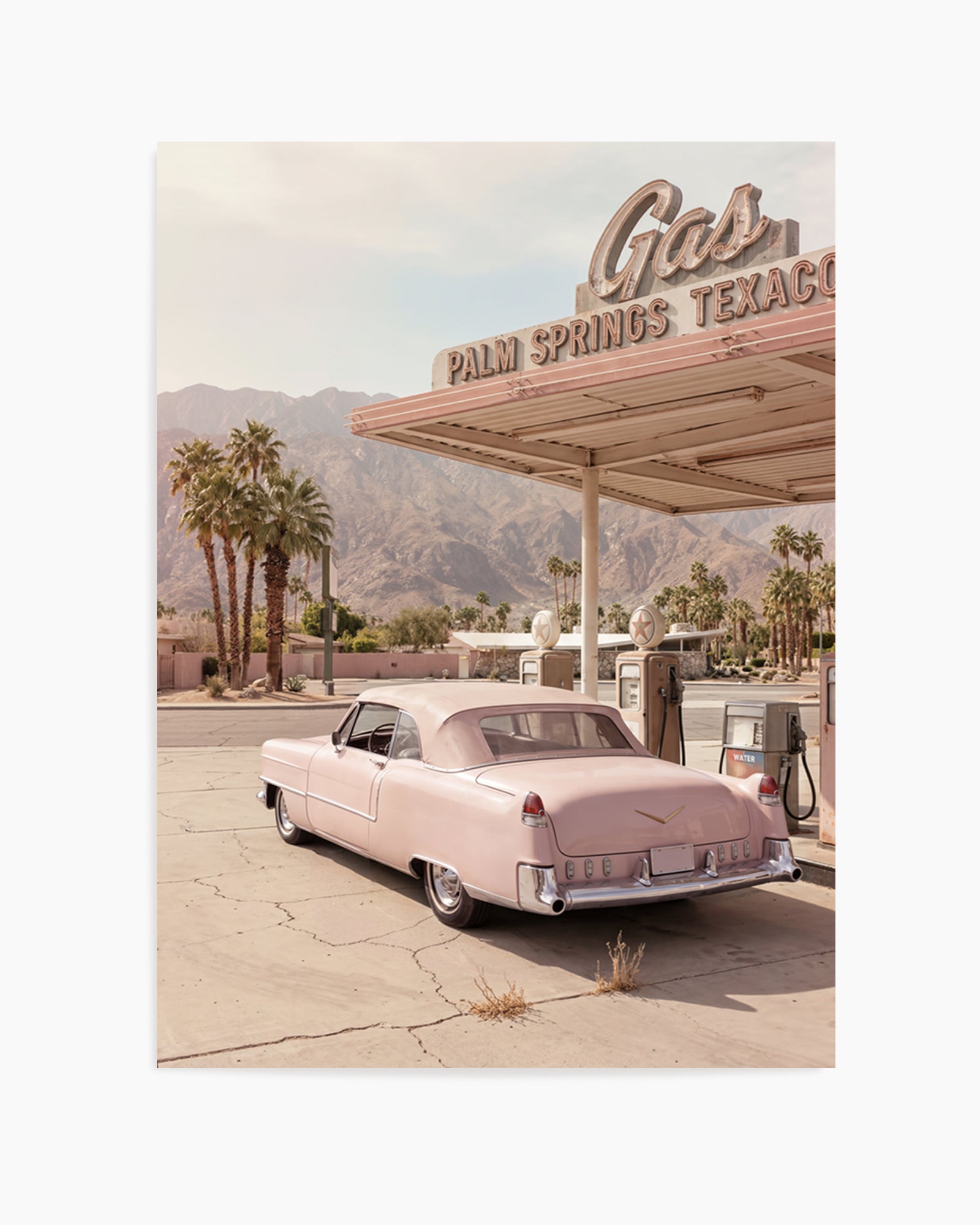 Palm Springs Pink Cadillac III | Art Print