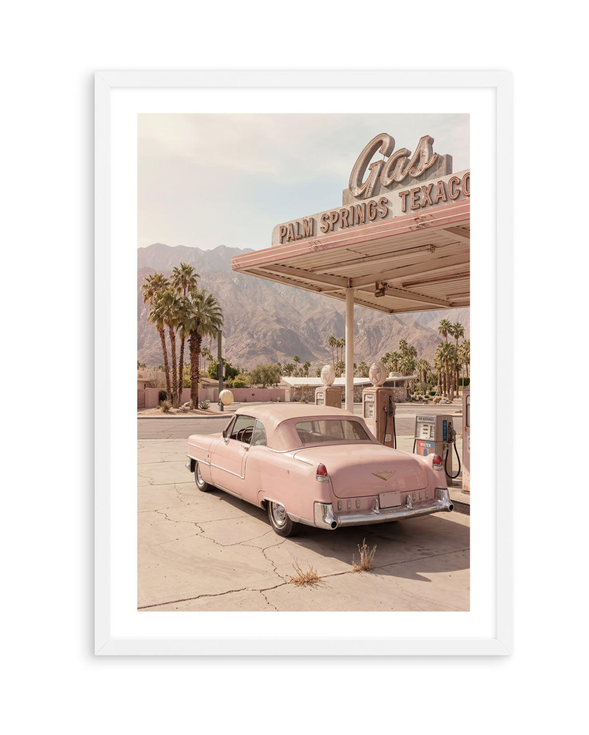 Palm Springs Pink Cadillac III | Art Print