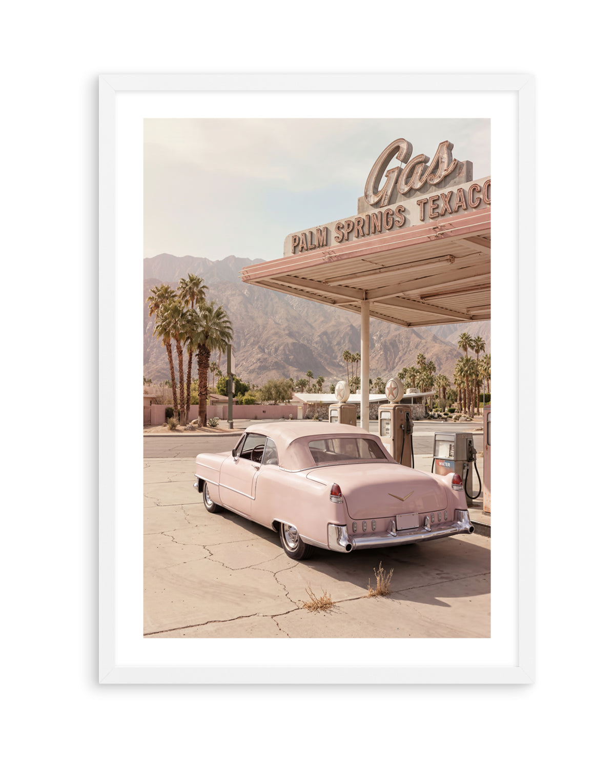 Palm Springs Pink Cadillac III | Art Print