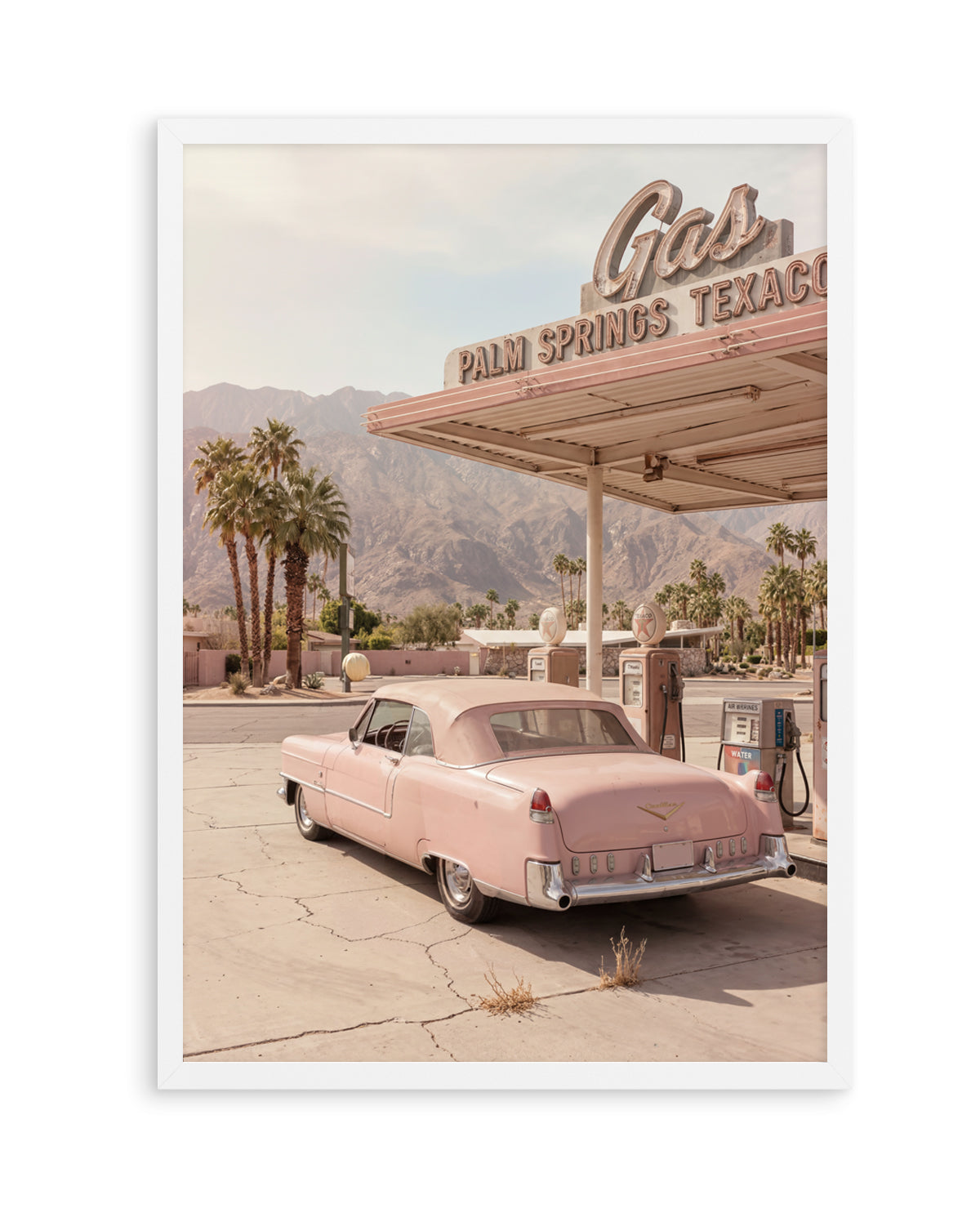 Palm Springs Pink Cadillac III | Art Print