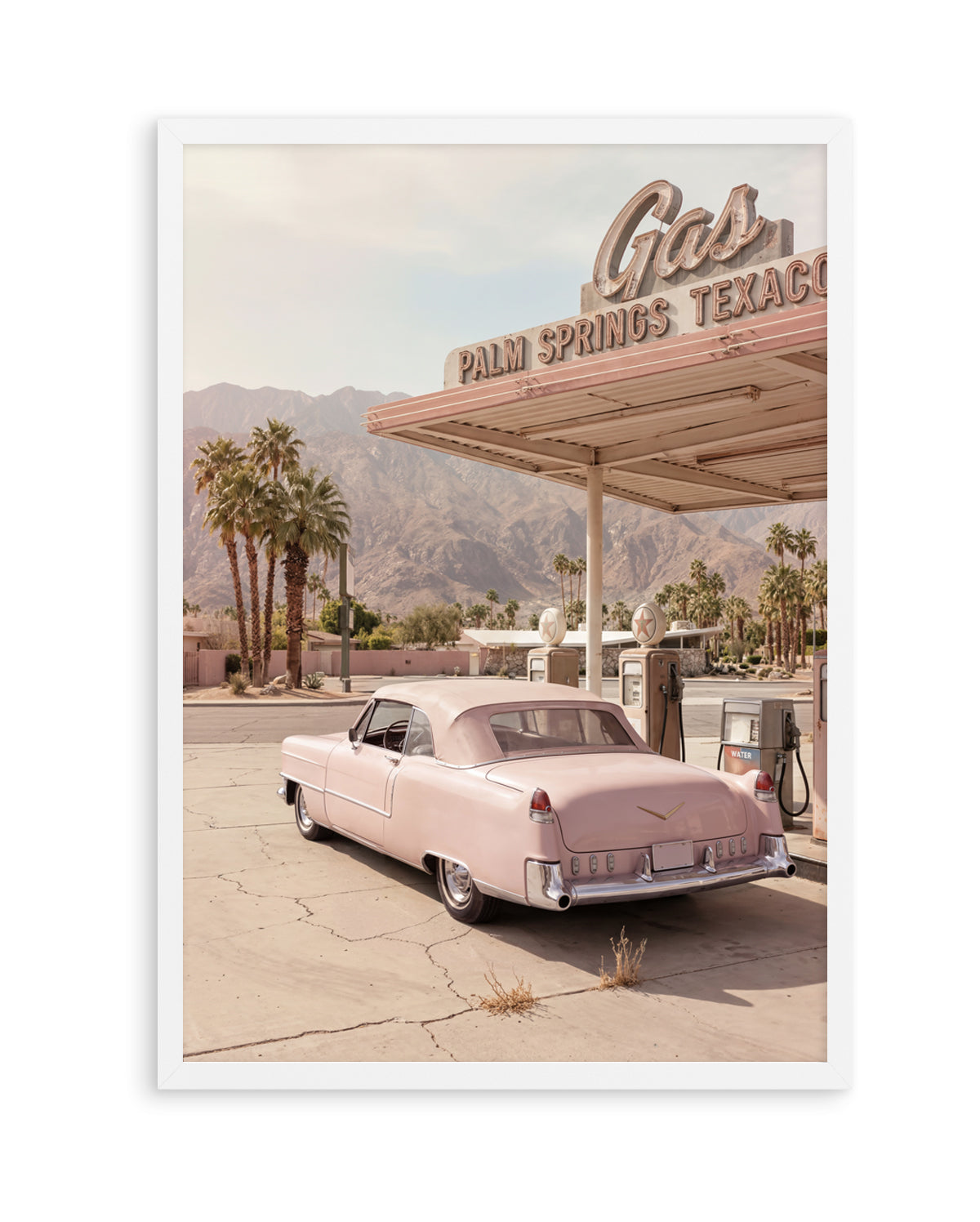 Palm Springs Pink Cadillac III | Art Print