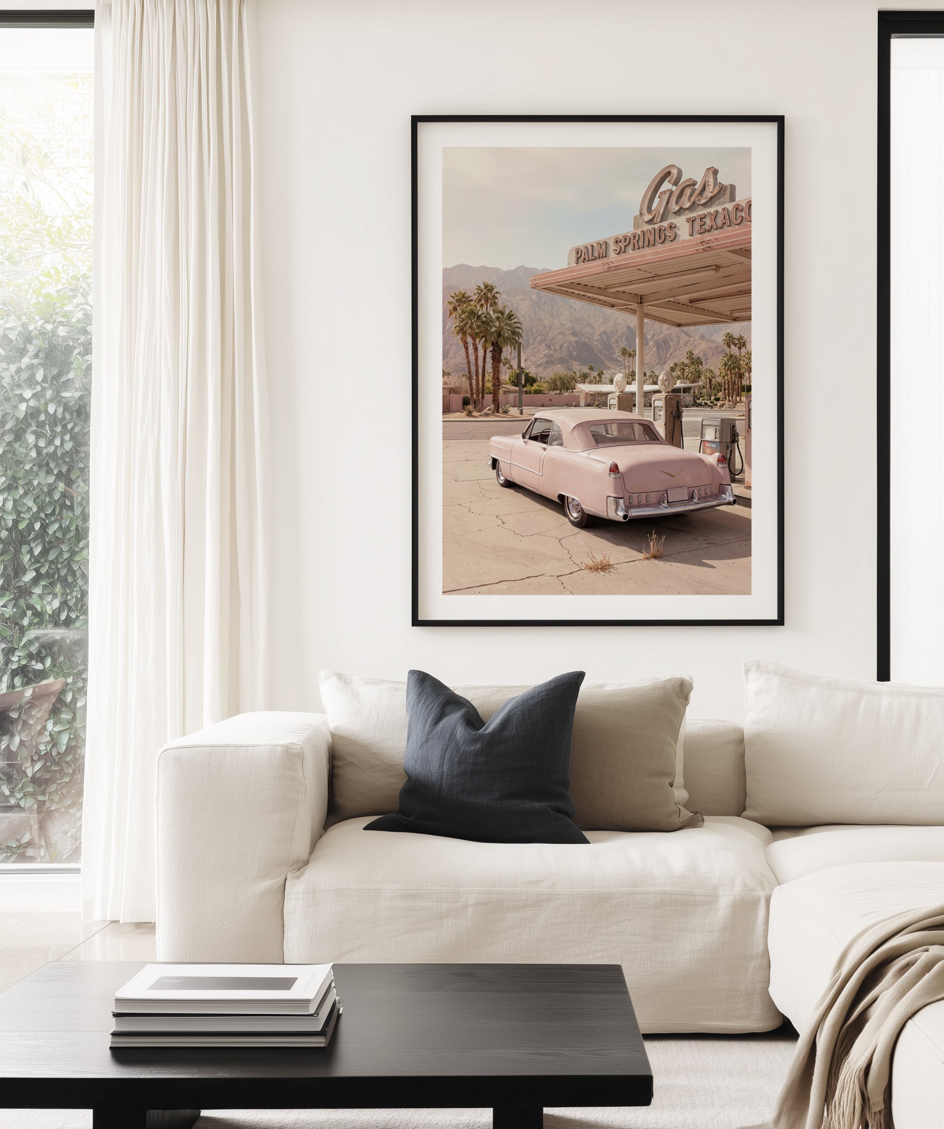 Palm Springs Pink Cadillac III | Art Print
