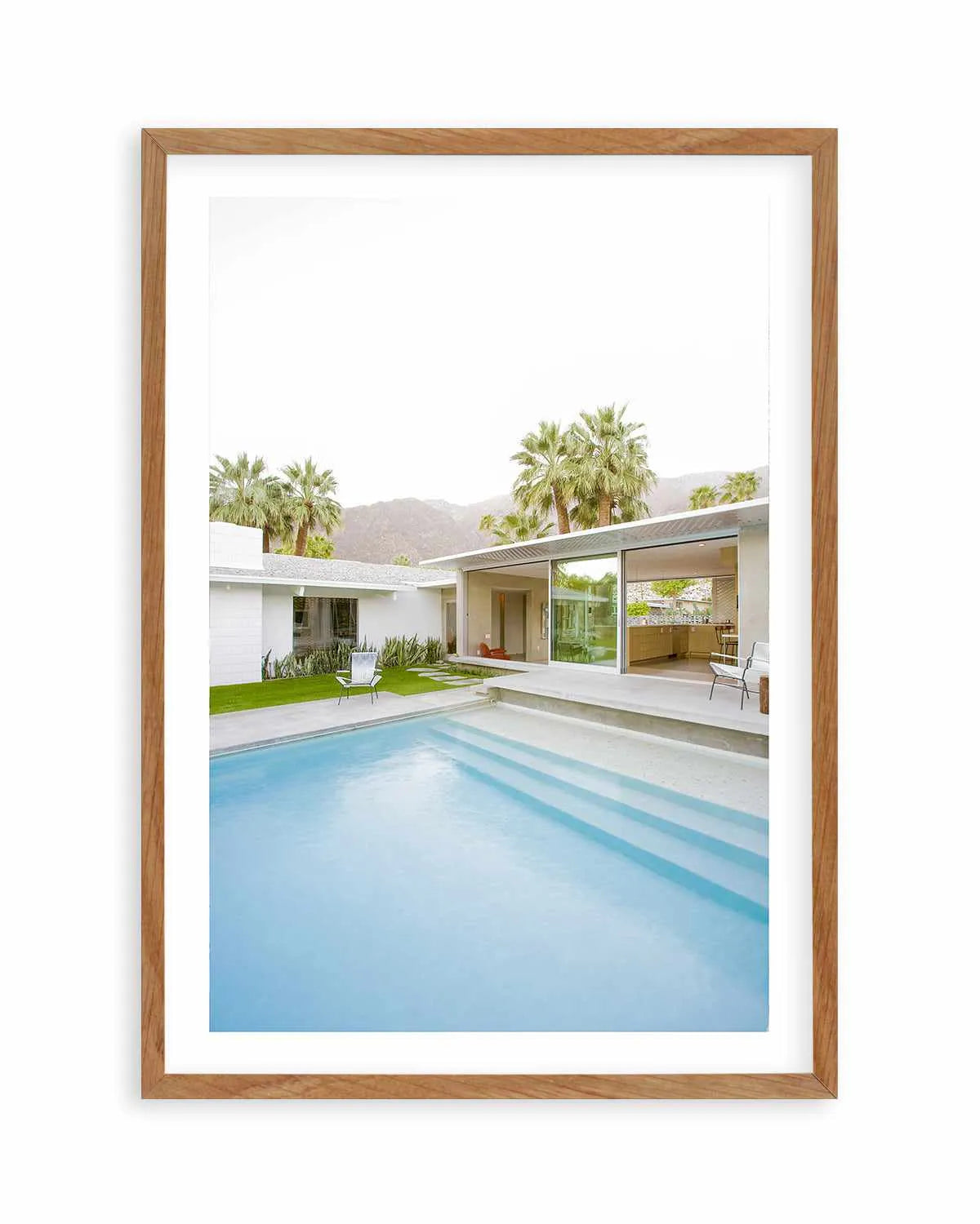 Palm Springs Pool Art Print from Olive et Oriel where you can shop wallpaper and artworks online