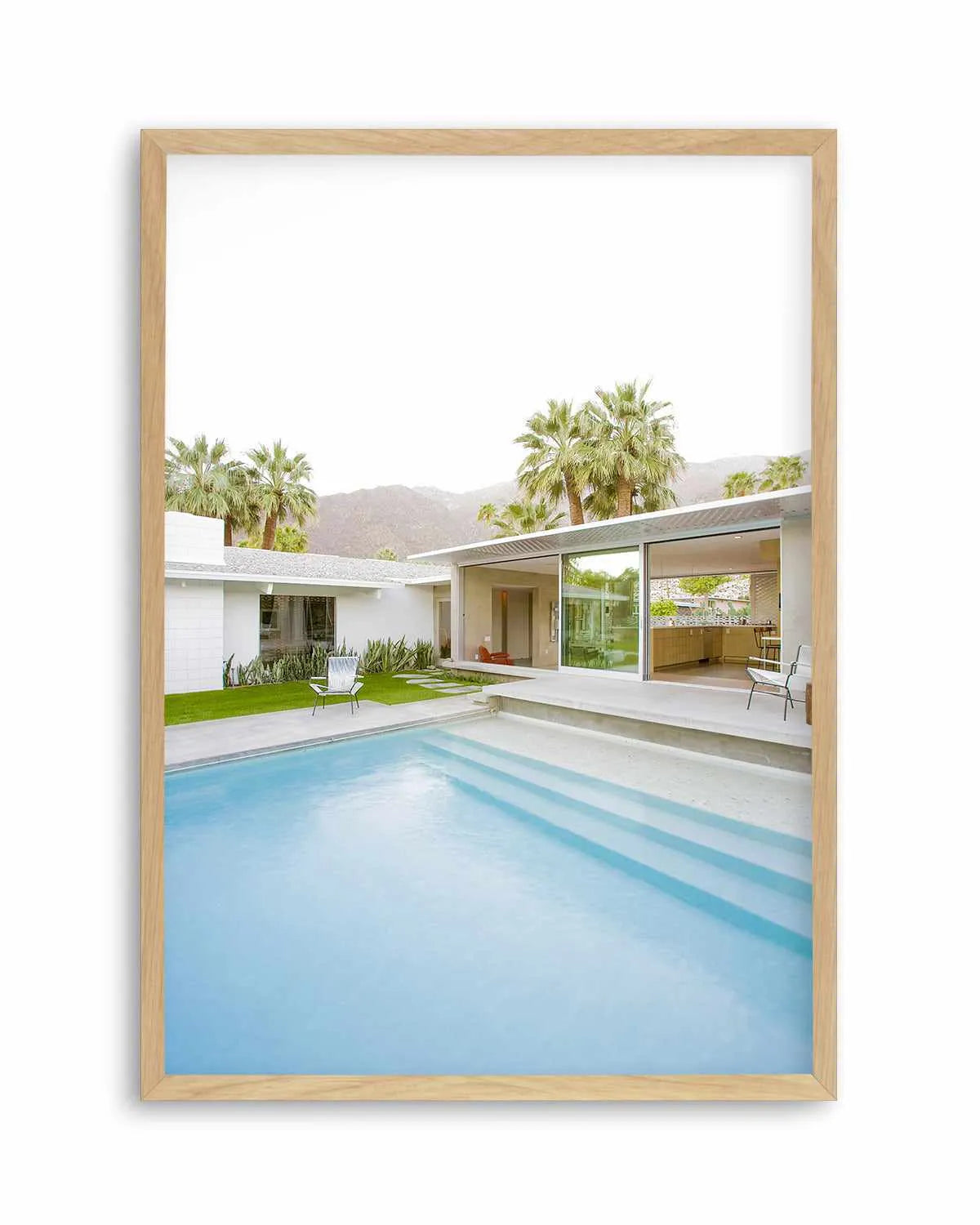 Palm Springs Pool Art Print from Olive et Oriel where you can shop wallpaper and artworks online