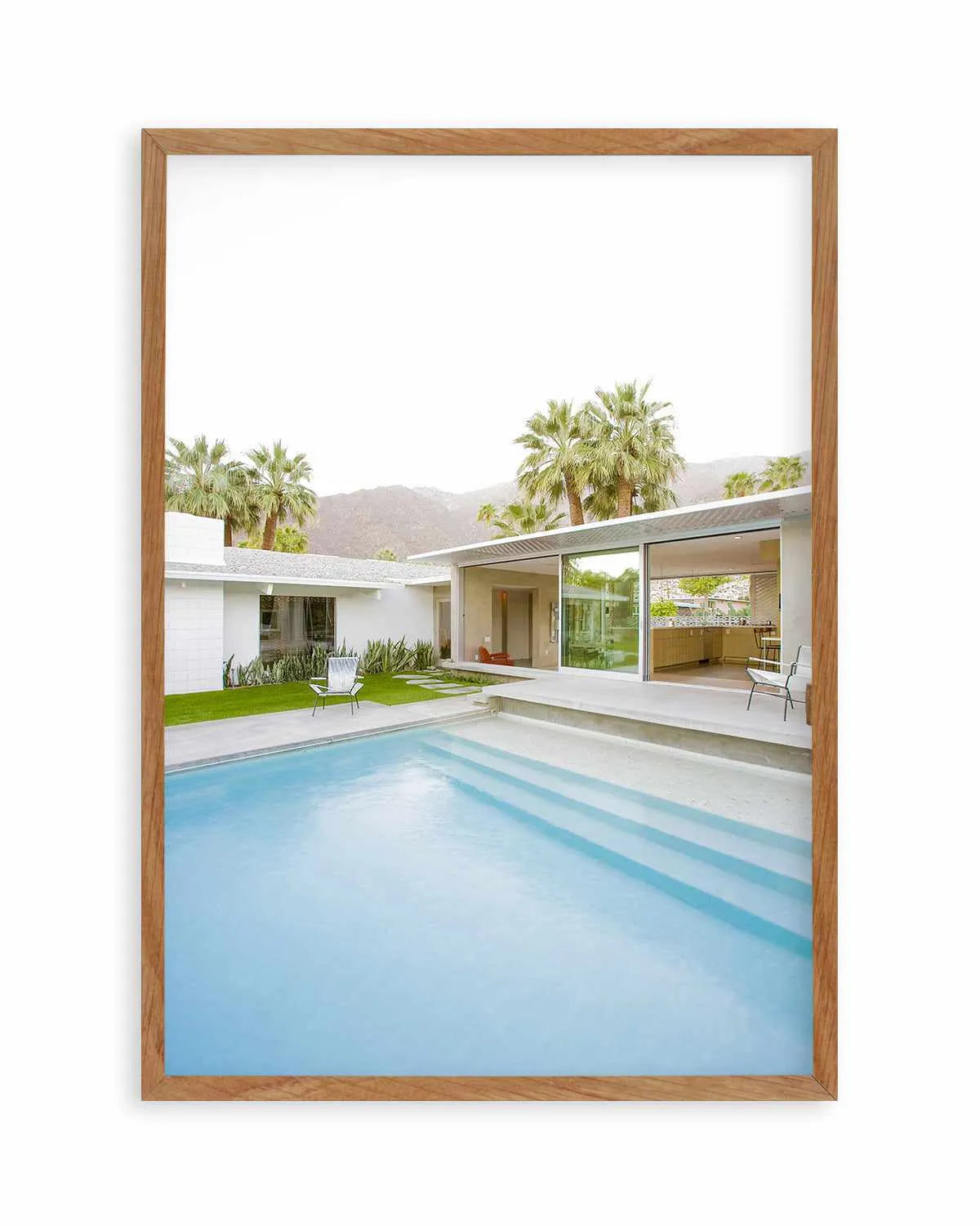 Palm Springs Pool Art Print from Olive et Oriel where you can shop wallpaper and artworks online