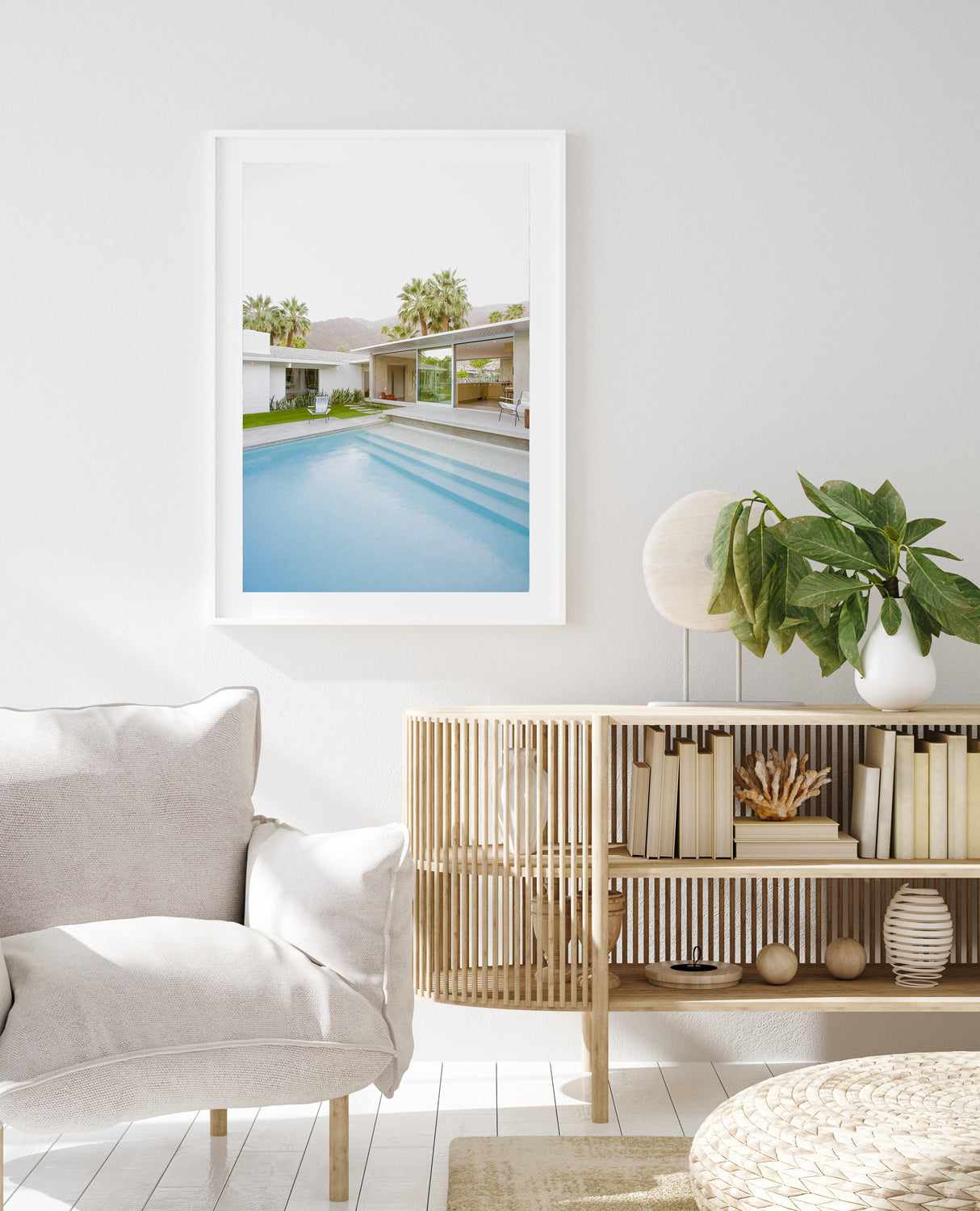 Palm Springs Pool Art Print