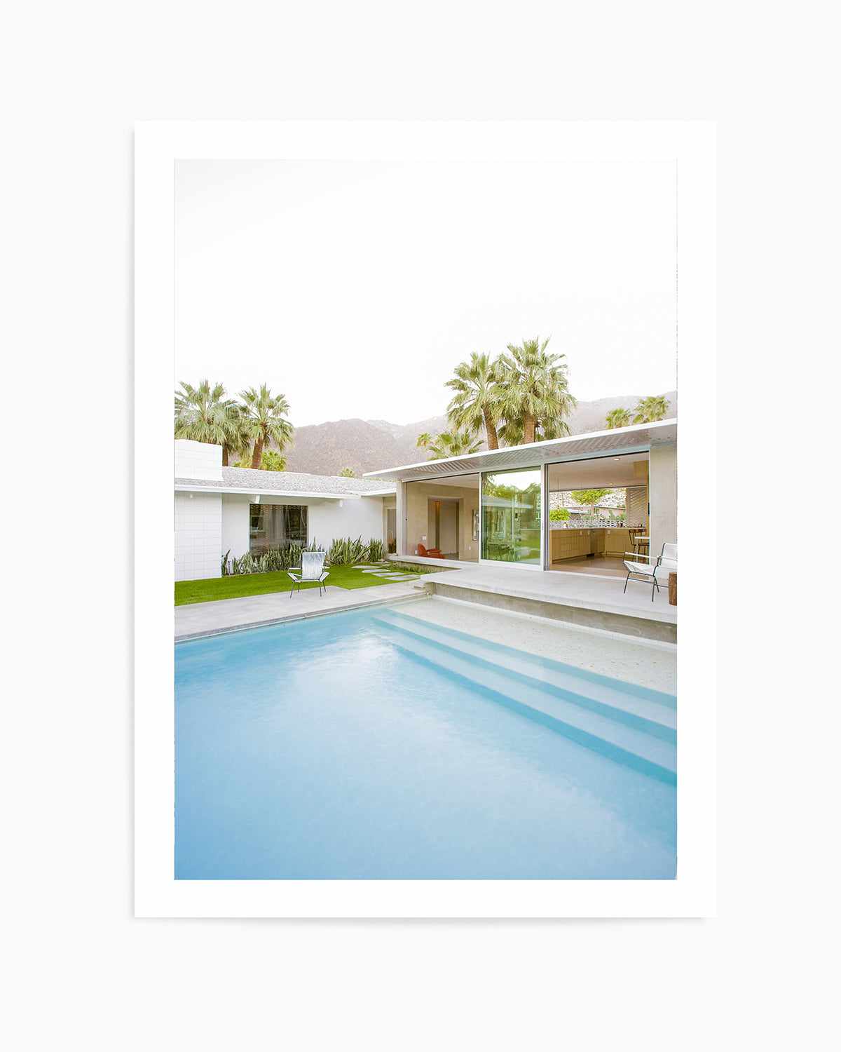 Palm Springs Pool Art Print