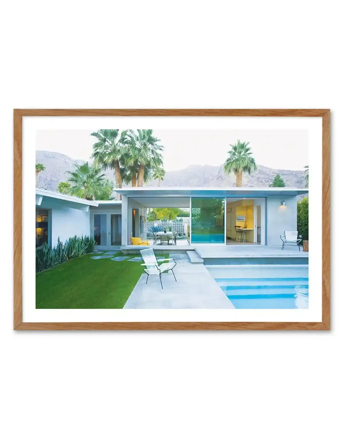 Palm Springs Poolside Art Print-PRINT-Olive et Oriel-Olive et Oriel-Buy-Australian-Art-Prints-Online-with-Olive-et-Oriel-Your-Artwork-Specialists-Austrailia-Decorate-With-Coastal-Photo-Wall-Art-Prints-From-Our-Beach-House-Artwork-Collection-Fine-Poster-and-Framed-Artwork