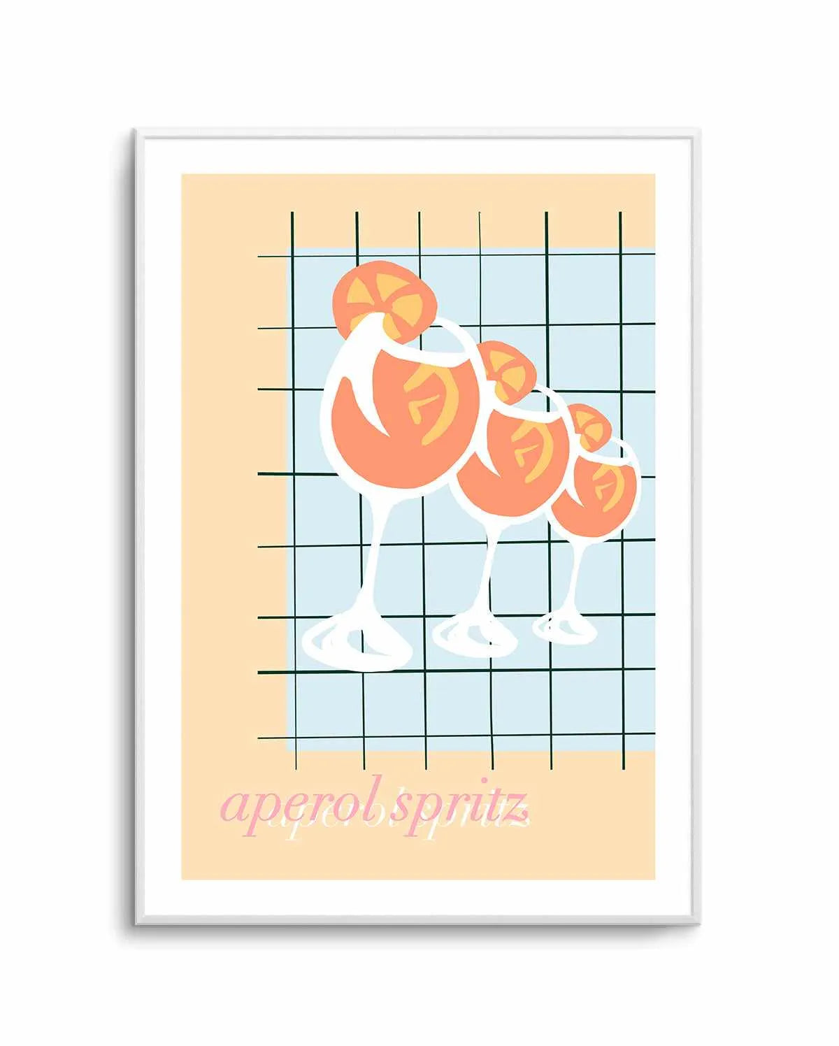 Palm Springs Spritz Art Print from Olive et Oriel where you can shop wallpaper and artworks online