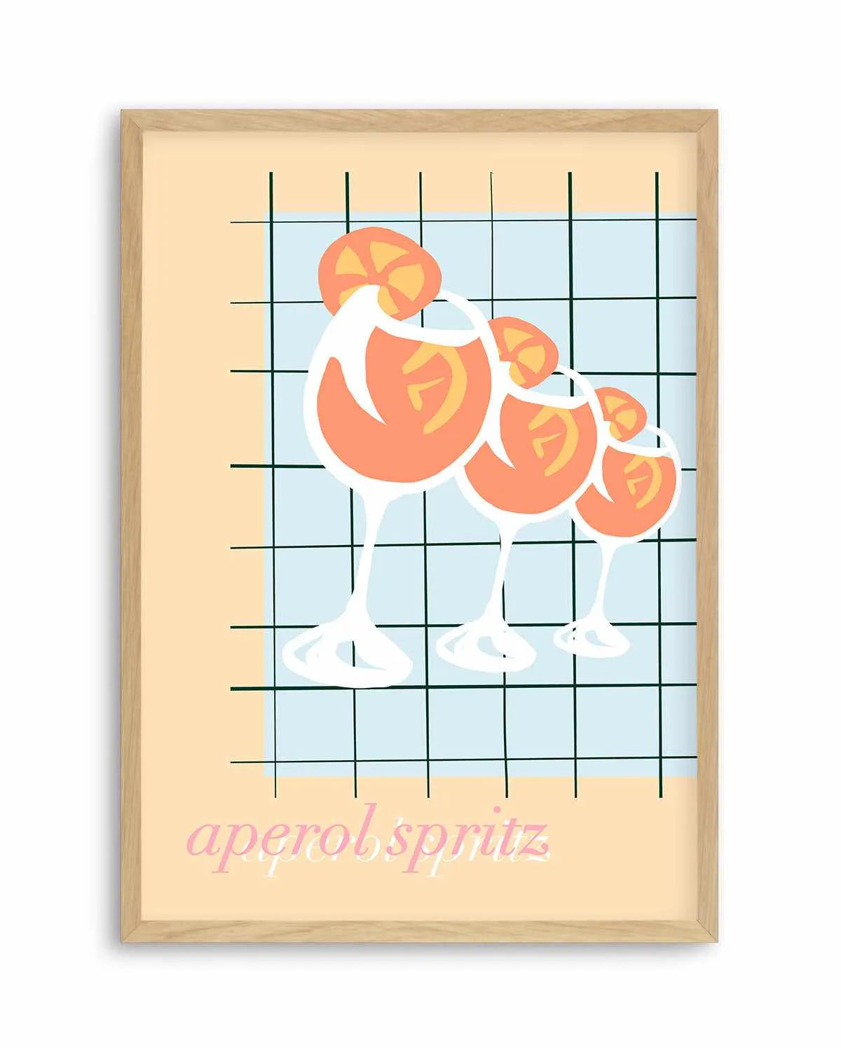 Palm Springs Spritz Art Print from Olive et Oriel where you can shop wallpaper and artworks online