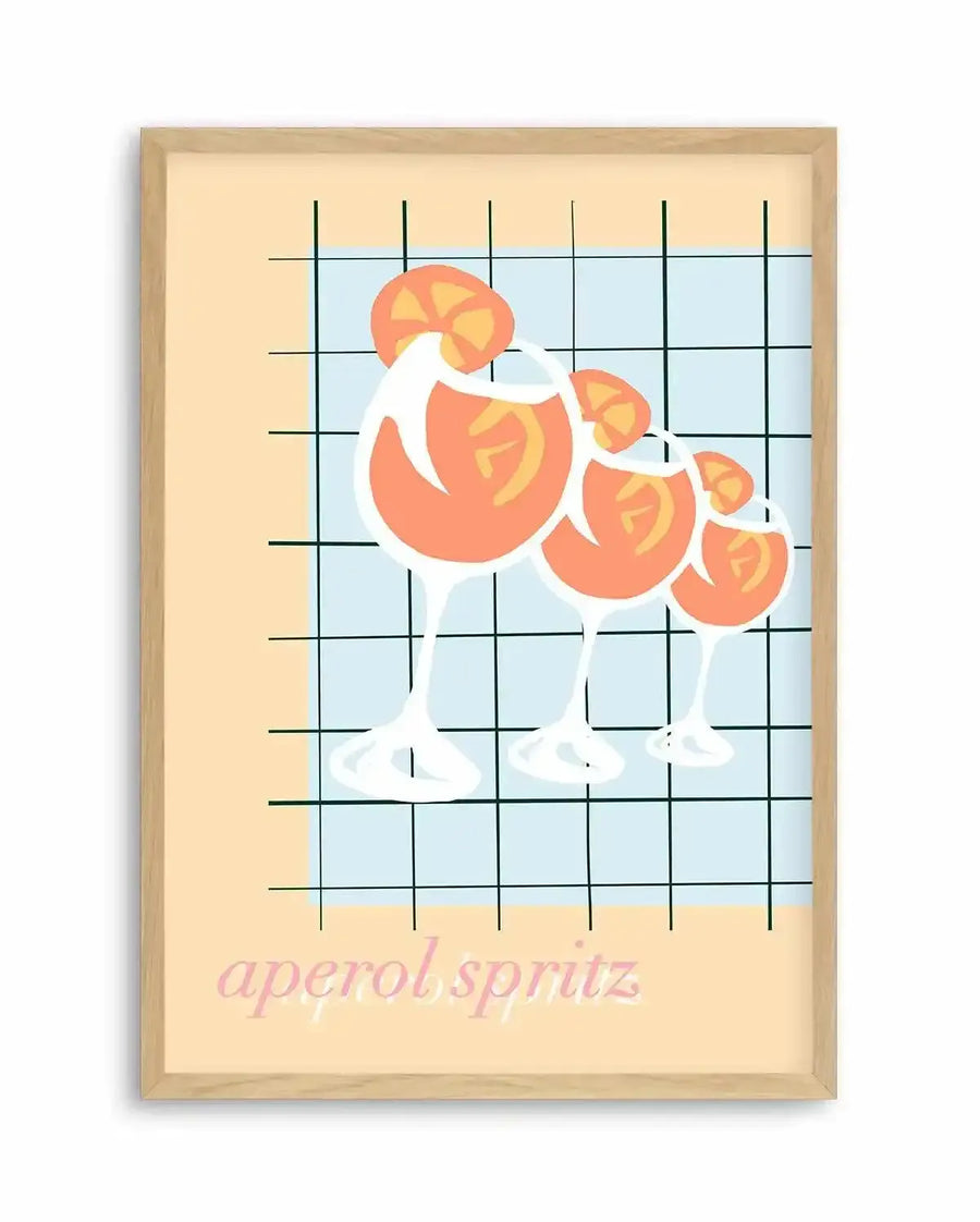 Palm Springs Spritz Art Print from Olive et Oriel where you can shop wallpaper and artworks online