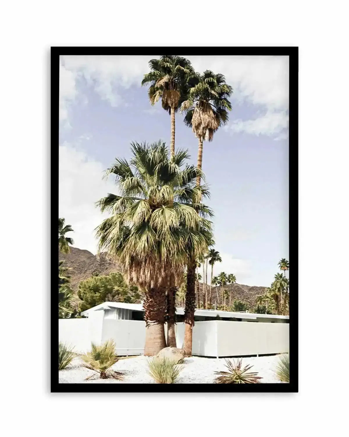 Palm Springs Streets Art Print from Olive et Oriel where you can shop wallpaper and artworks online