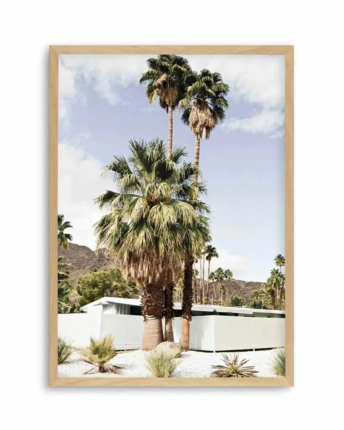 Palm Springs Streets Art Print from Olive et Oriel where you can shop wallpaper and artworks online