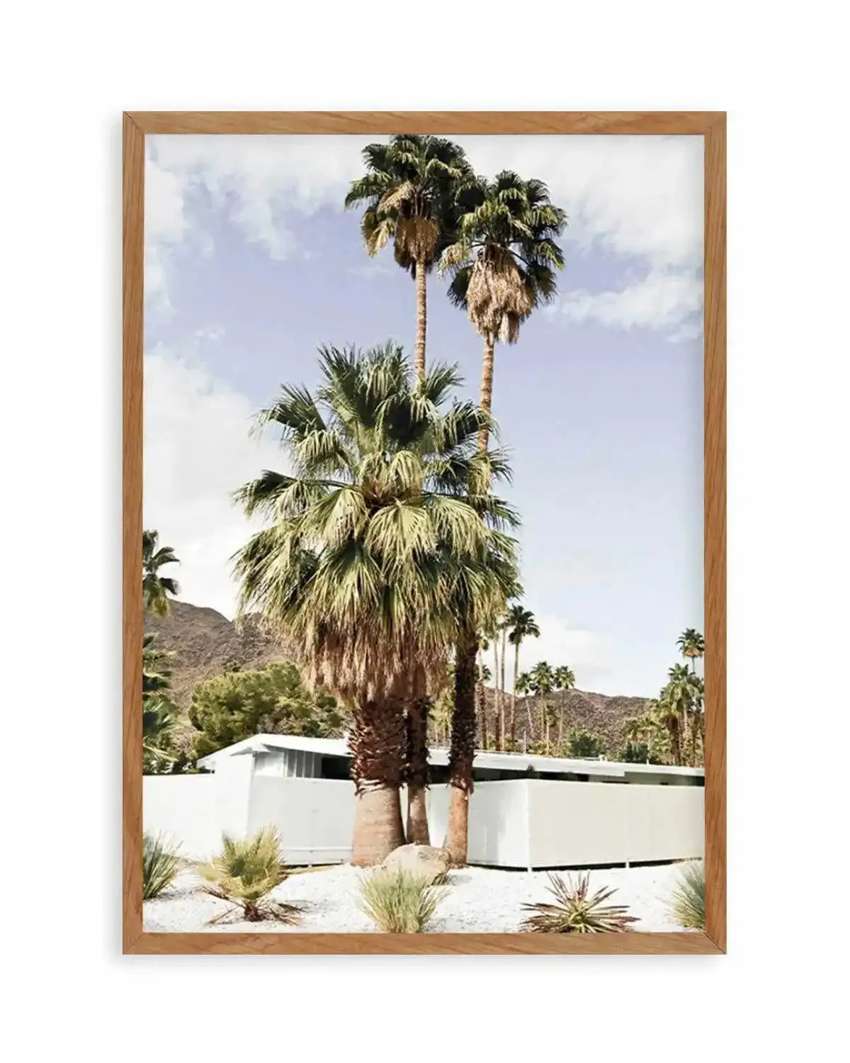 Palm Springs Streets Art Print from Olive et Oriel where you can shop wallpaper and artworks online