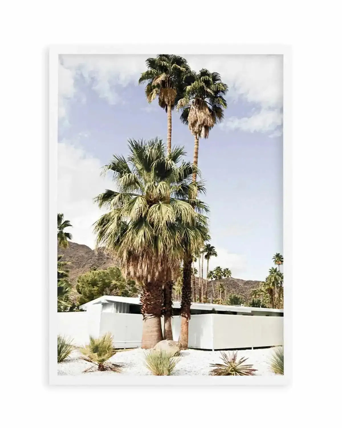 Palm Springs Streets Art Print from Olive et Oriel where you can shop wallpaper and artworks online