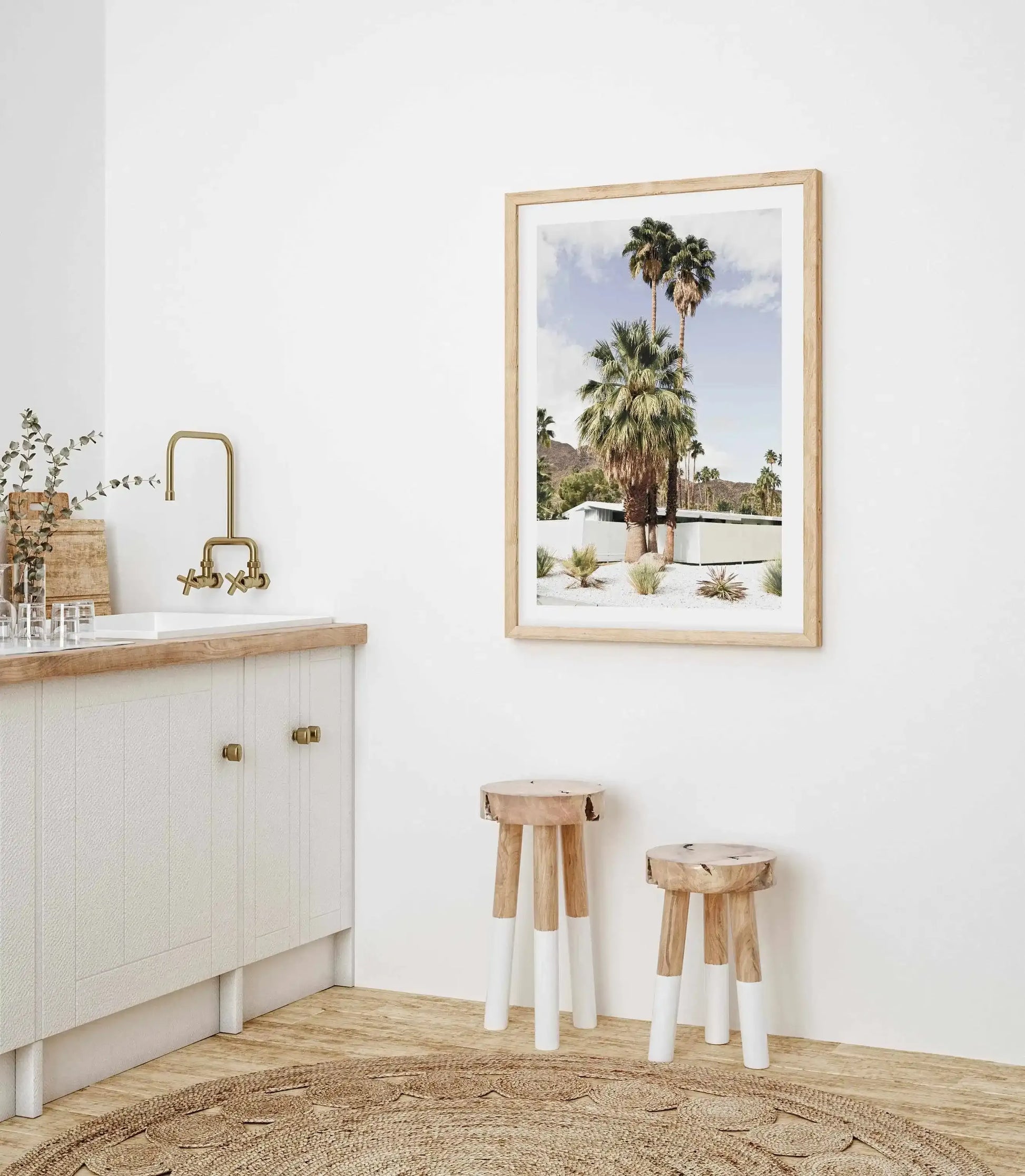 Palm Springs Streets Art Print-PRINT-Olive et Oriel-Olive et Oriel-Buy-Australian-Art-Prints-Online-with-Olive-et-Oriel-Your-Artwork-Specialists-Austrailia-Decorate-With-Coastal-Photo-Wall-Art-Prints-From-Our-Beach-House-Artwork-Collection-Fine-Poster-and-Framed-Artwork