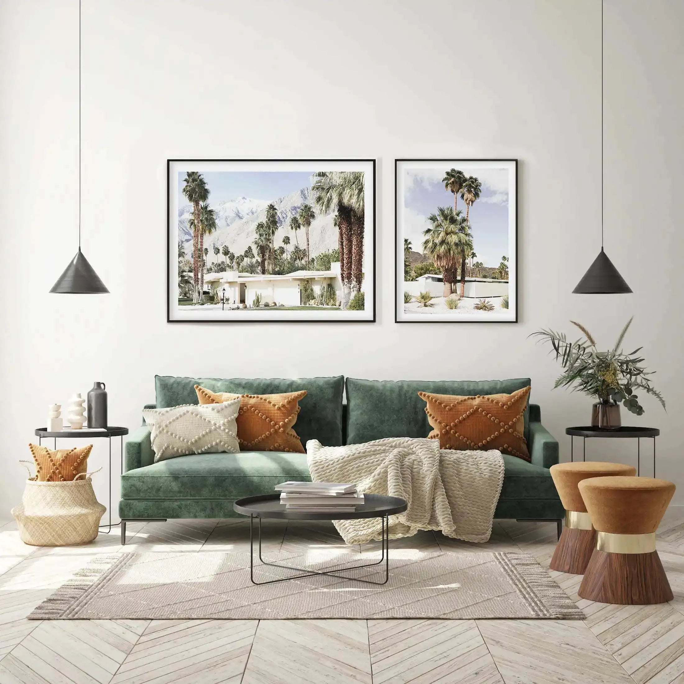 Palm Springs Streets Art Print-PRINT-Olive et Oriel-Olive et Oriel-Buy-Australian-Art-Prints-Online-with-Olive-et-Oriel-Your-Artwork-Specialists-Austrailia-Decorate-With-Coastal-Photo-Wall-Art-Prints-From-Our-Beach-House-Artwork-Collection-Fine-Poster-and-Framed-Artwork