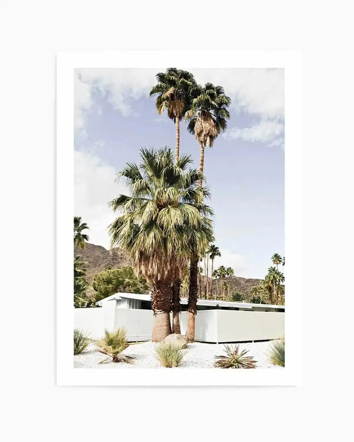 Palm Springs Streets Art Print from Olive et Oriel where you can shop wallpaper and artworks online