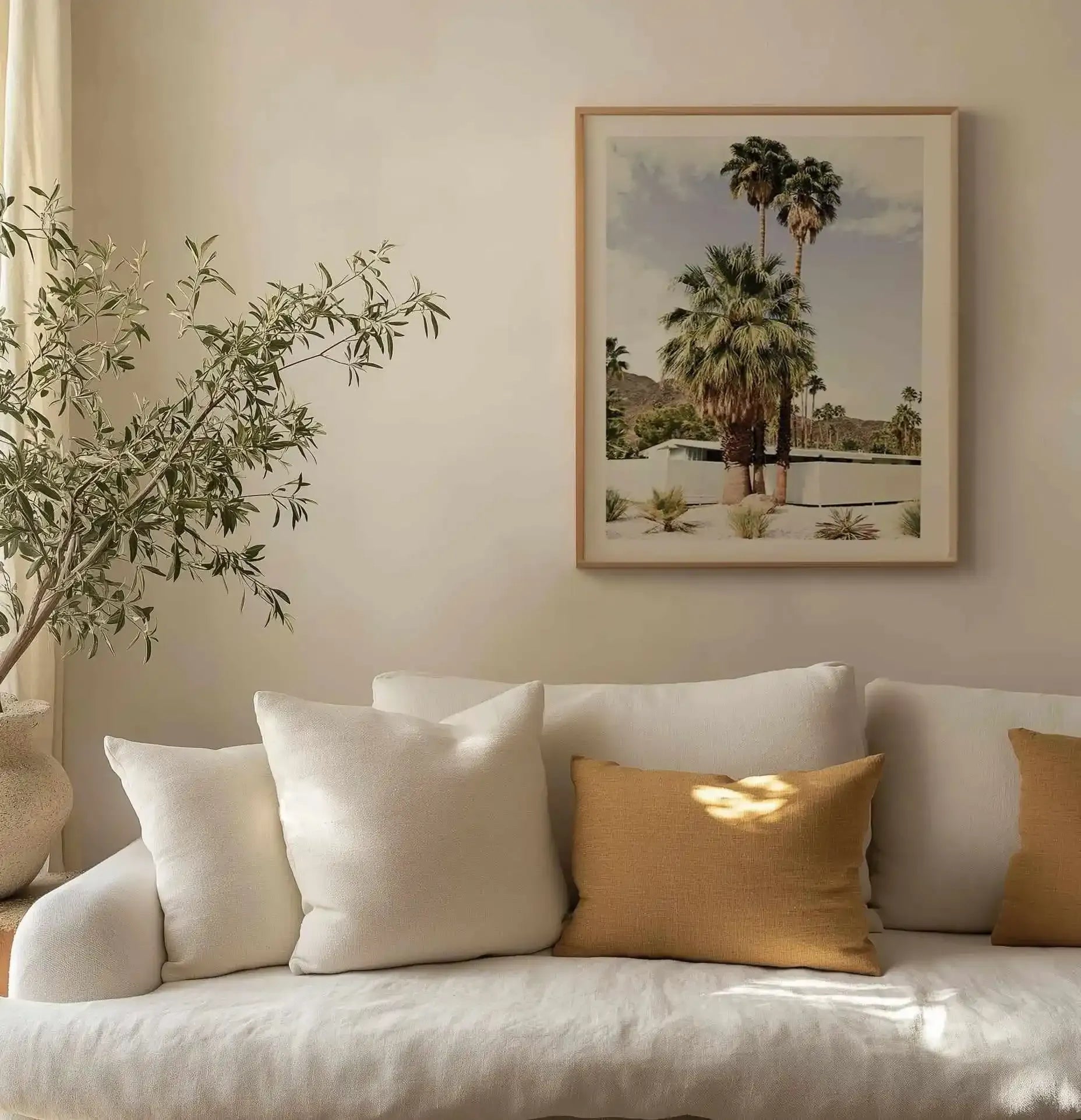 Palm Springs Streets Art Print from Olive et Oriel where you can shop wallpaper and artworks online