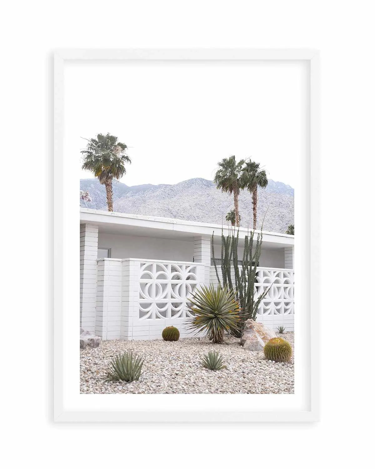 Palm Springs V Art Print from Olive et Oriel where you can shop wallpaper and artworks online