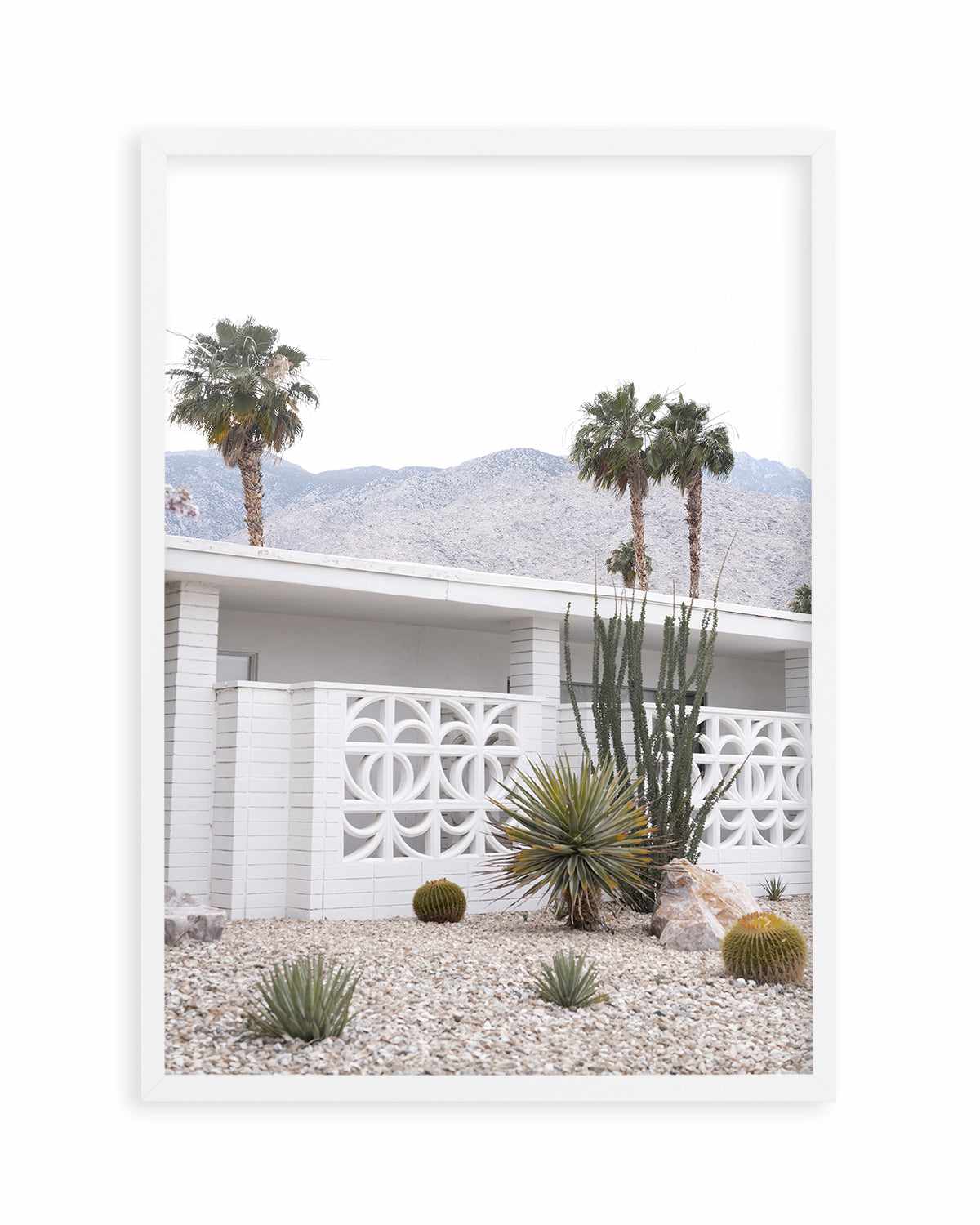 Palm Springs V Art Print