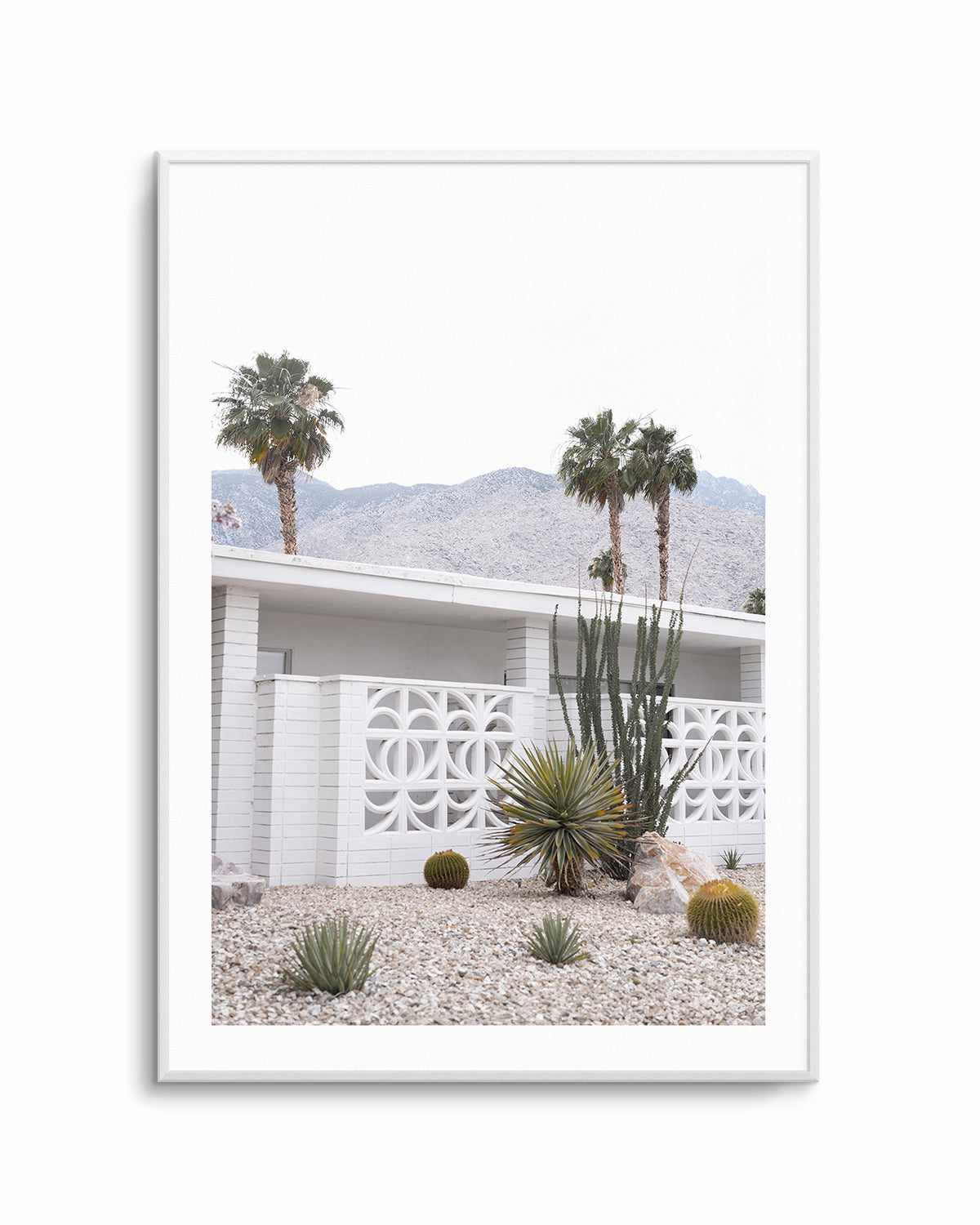 Palm Springs V Art Print