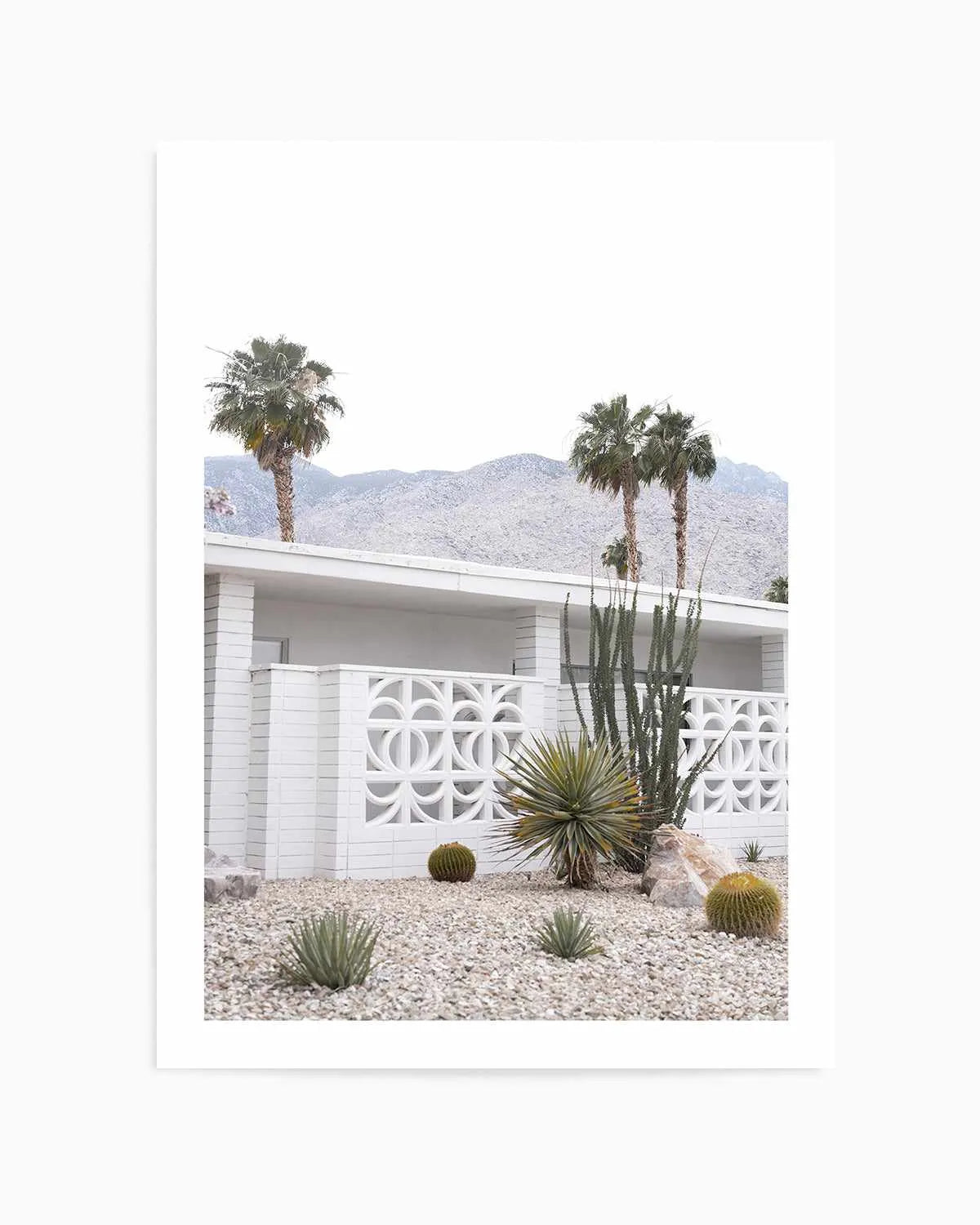 Palm Springs V Art Print from Olive et Oriel where you can shop wallpaper and artworks online