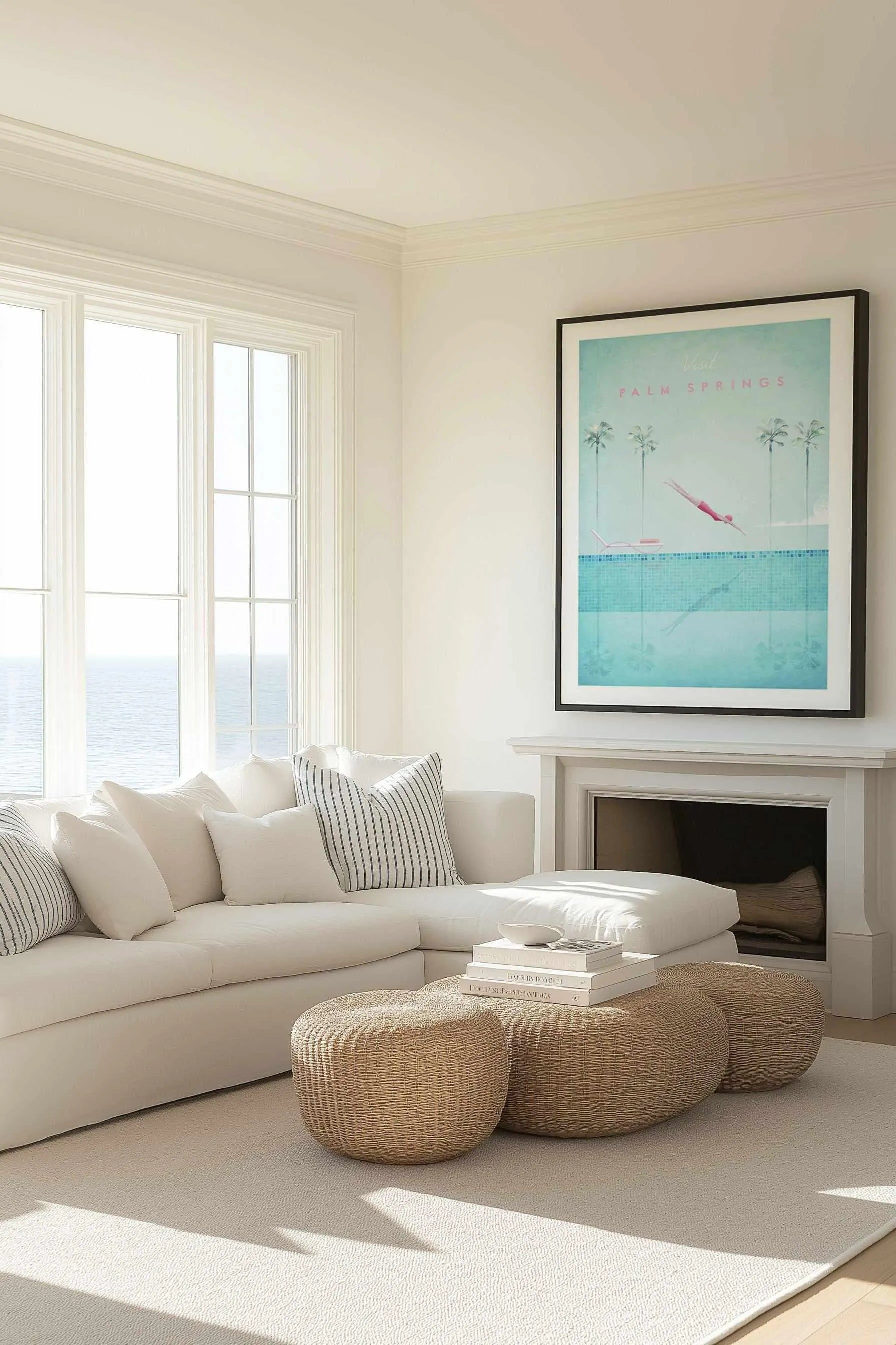 Palm Springs by Henry Rivers Art Print from Olive et Oriel where you can shop wallpaper and artworks online