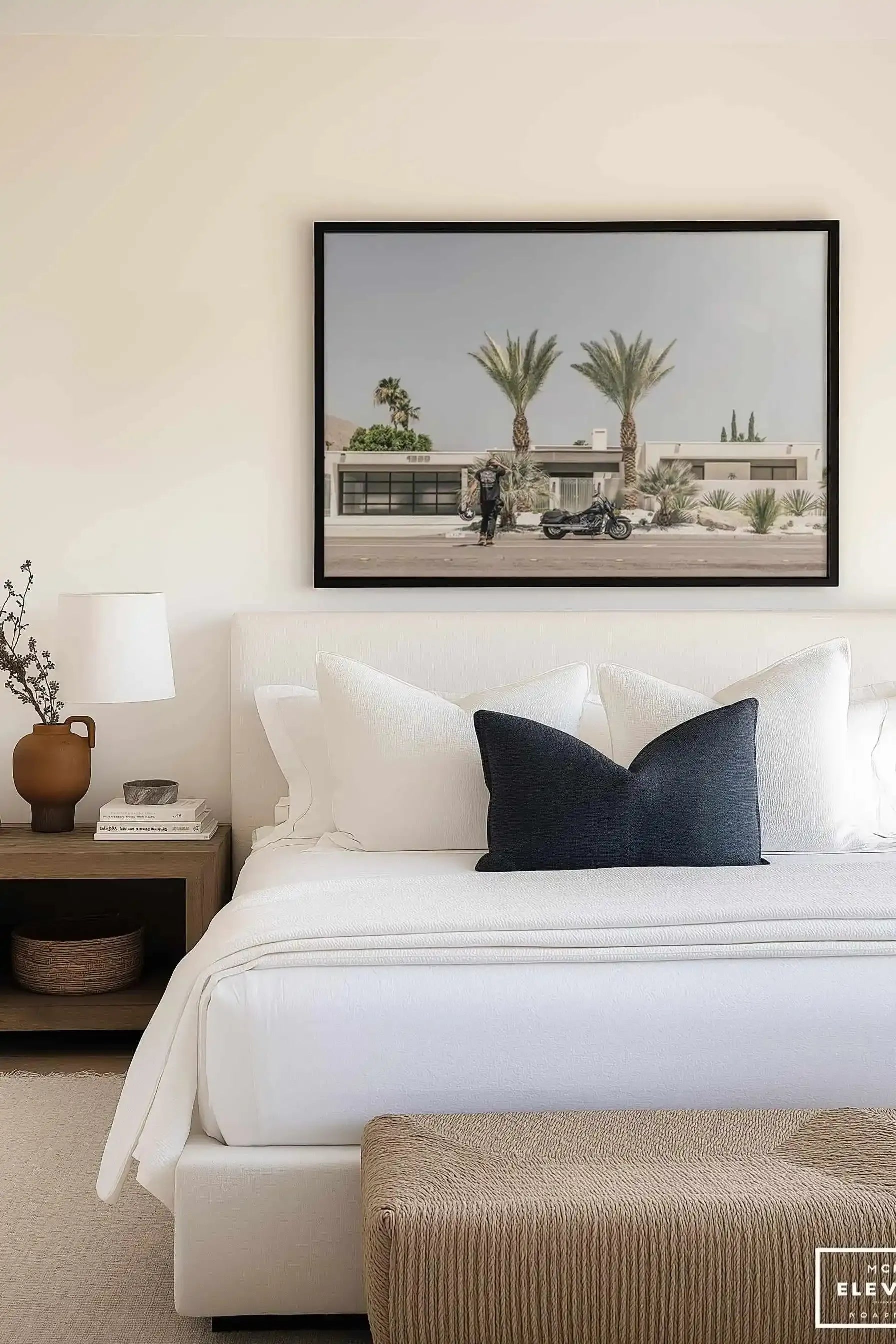 Palm Springs by Tim Harris | Framed Canvas Art Print from Olive et Oriel where you can shop wallpaper and artworks online