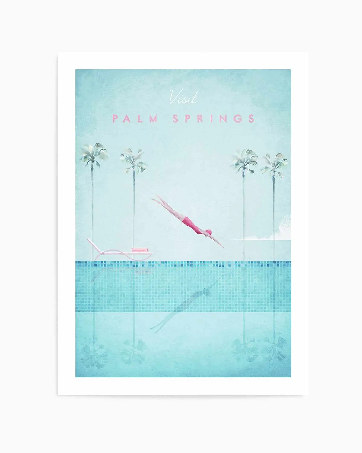 Palm Springs by Henry Rivers Art Print from Olive et Oriel where you can shop wallpaper and artworks online