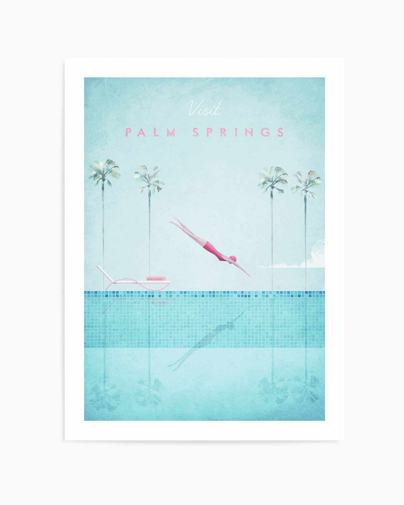 Palm Springs by Henry Rivers Art Print