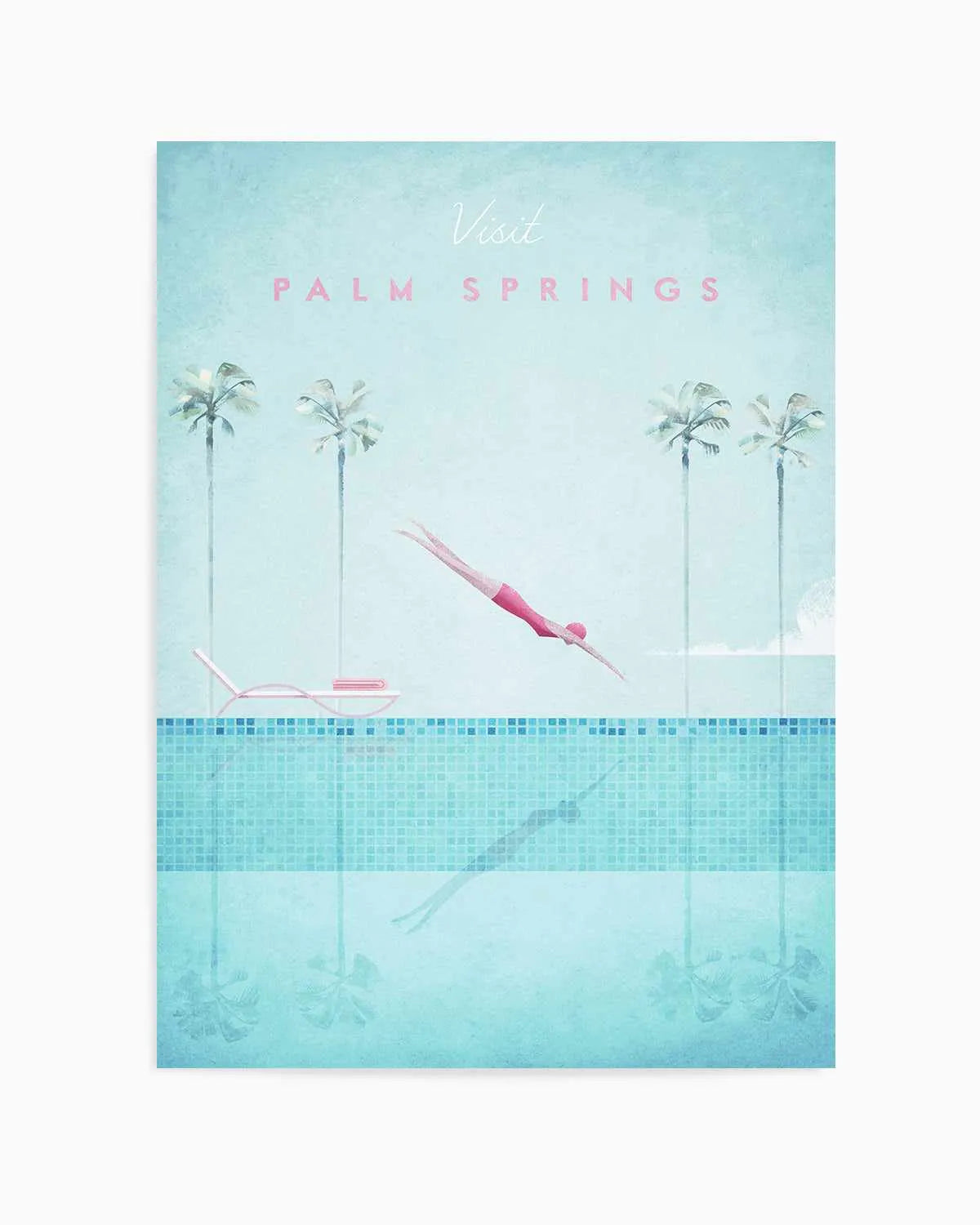 Palm Springs by Henry Rivers Art Print from Olive et Oriel where you can shop wallpaper and artworks online