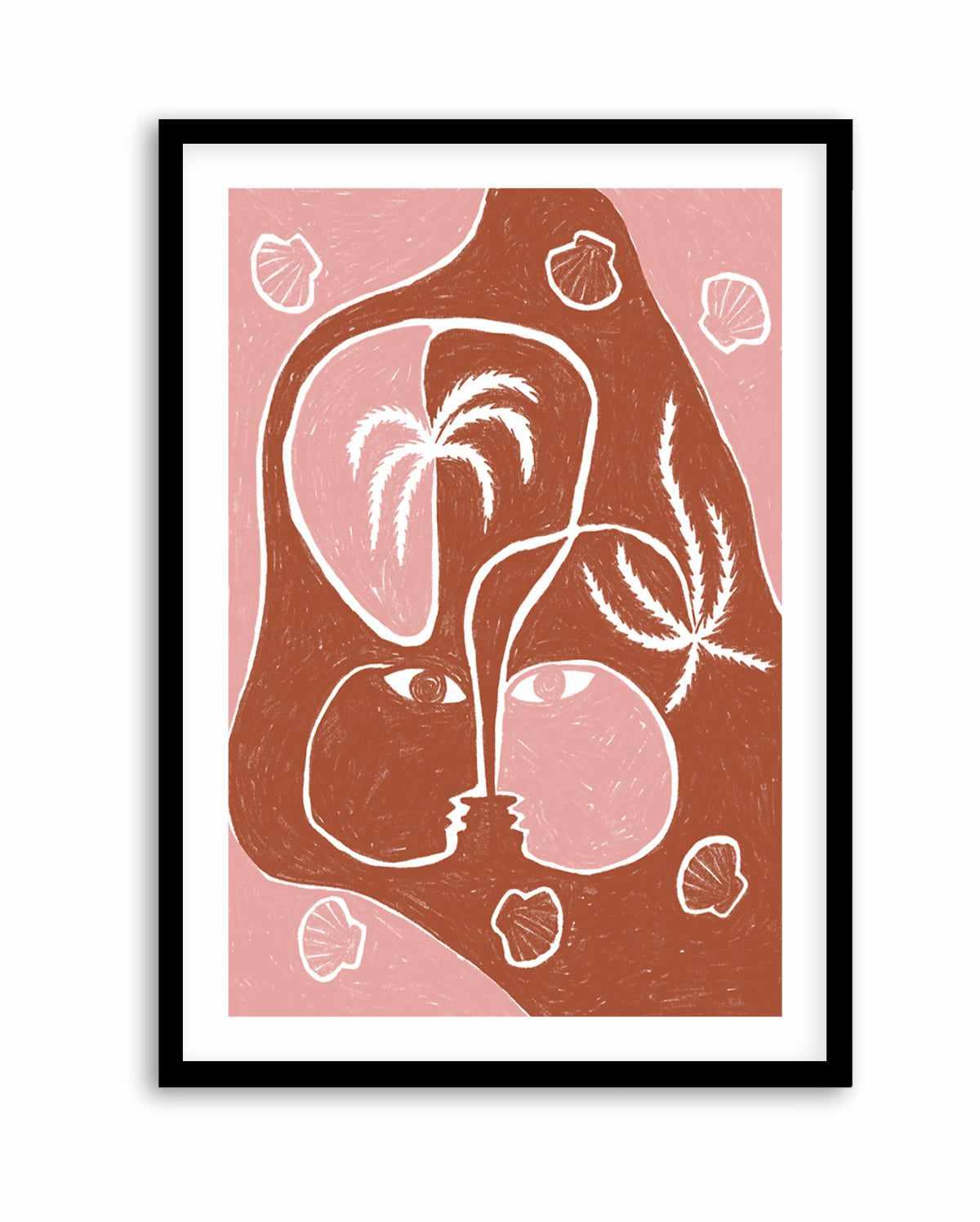 Palm Tree Island 4 by Shatha Al Dafai | Art Print from Olive et Oriel where you can shop wallpaper and artworks online