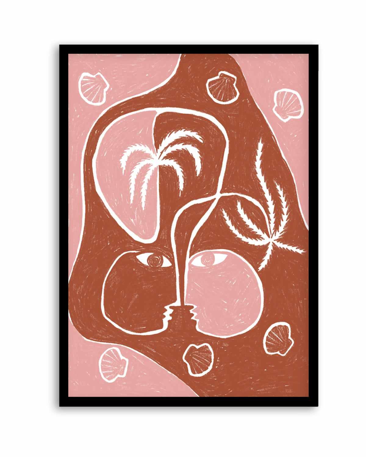Palm Tree Island 4 by Shatha Al Dafai | Art Print from Olive et Oriel where you can shop wallpaper and artworks online