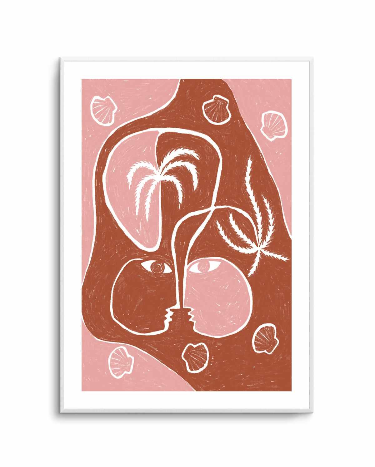 Palm Tree Island 4 by Shatha Al Dafai | Art Print from Olive et Oriel where you can shop wallpaper and artworks online