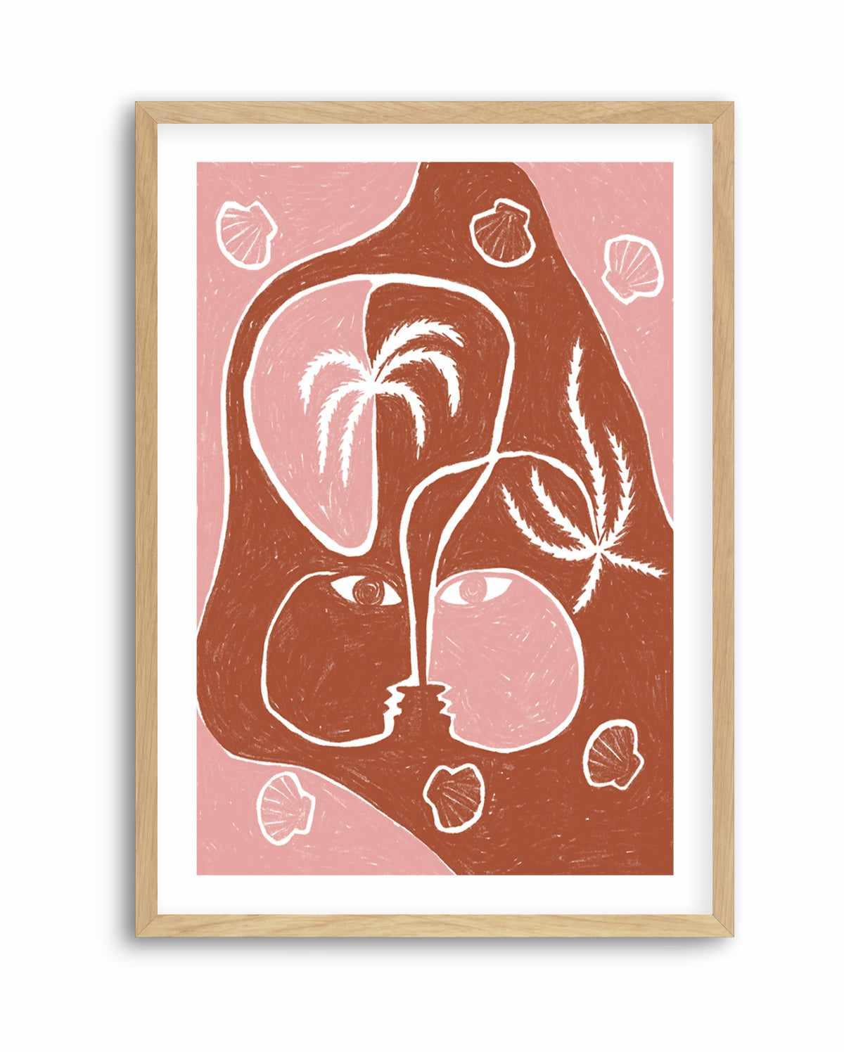 Palm Tree Island 4 by Shatha Al Dafai | Art Print from Olive et Oriel where you can shop wallpaper and artworks online