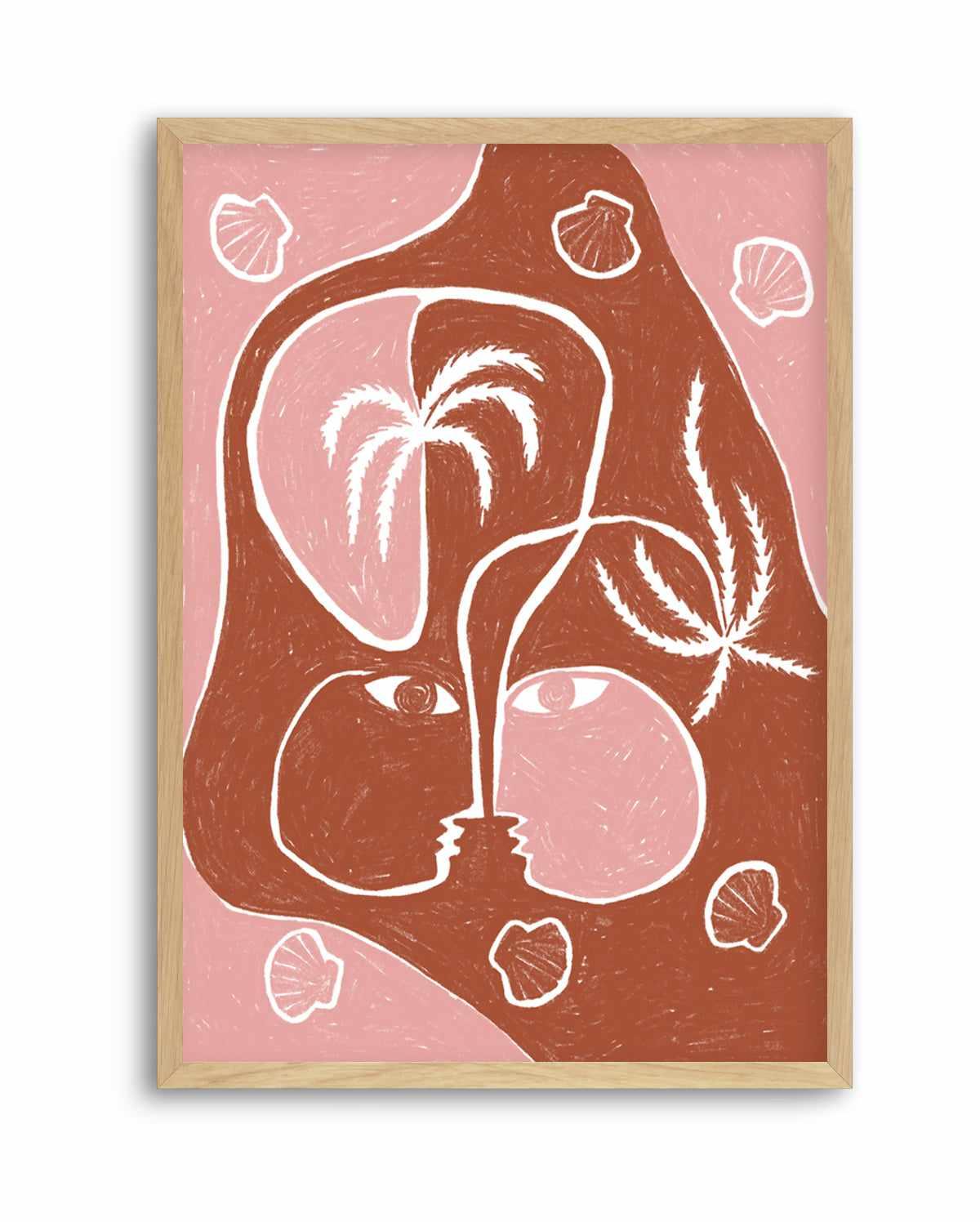 Palm Tree Island 4 by Shatha Al Dafai | Art Print from Olive et Oriel where you can shop wallpaper and artworks online