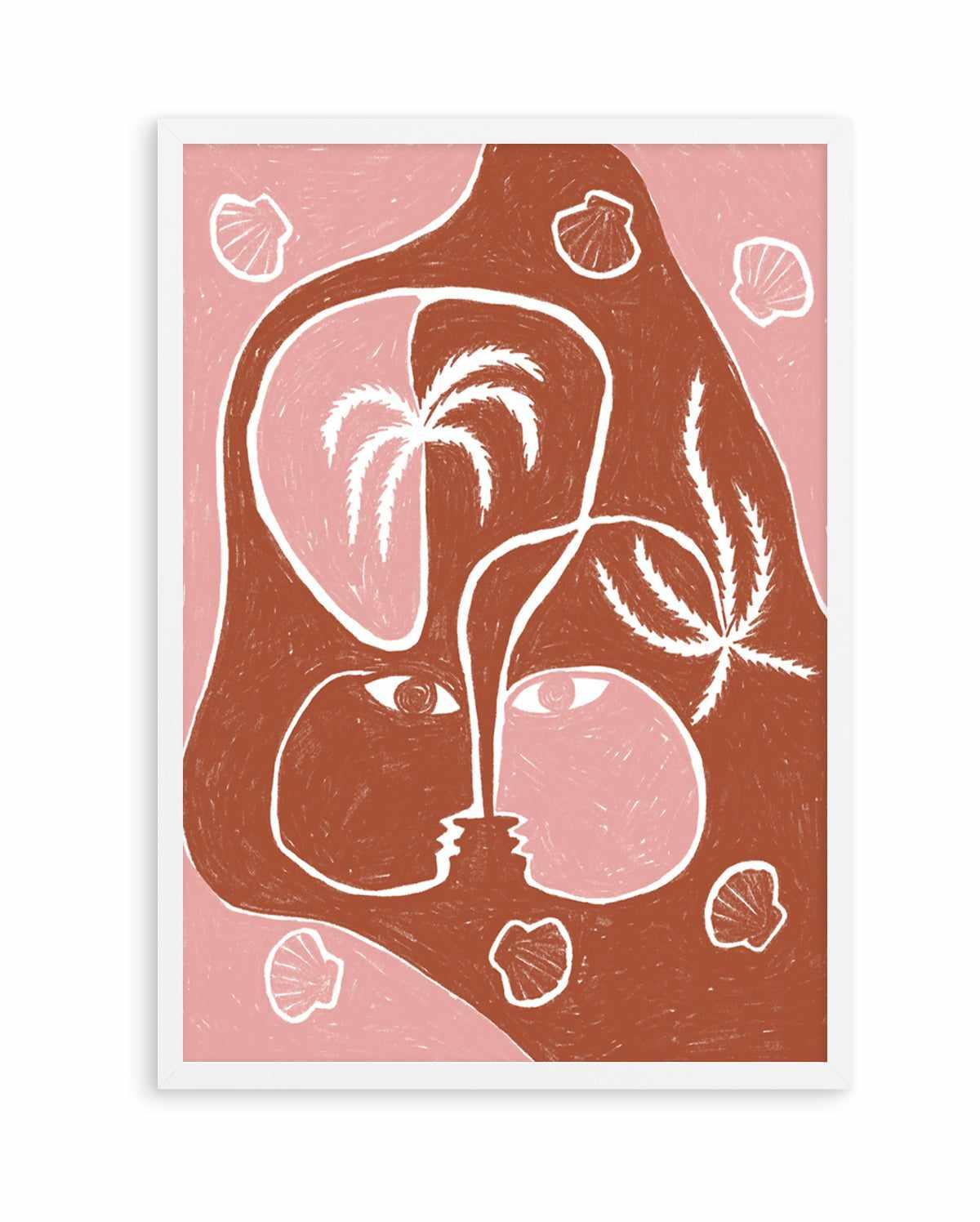 Palm Tree Island 4 by Shatha Al Dafai | Art Print from Olive et Oriel where you can shop wallpaper and artworks online