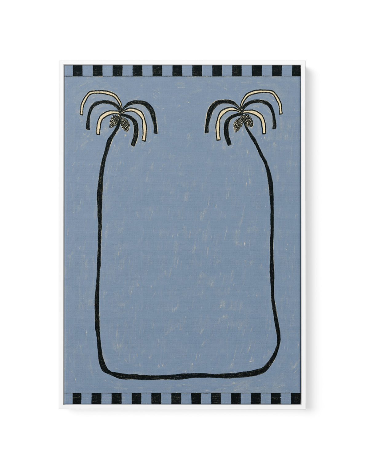Palm Trees 1 by Shatha Al Dafai | Framed Canvas Art Print