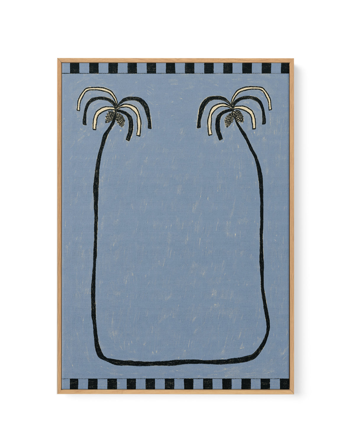 Palm Trees 1 by Shatha Al Dafai | Framed Canvas Art Print
