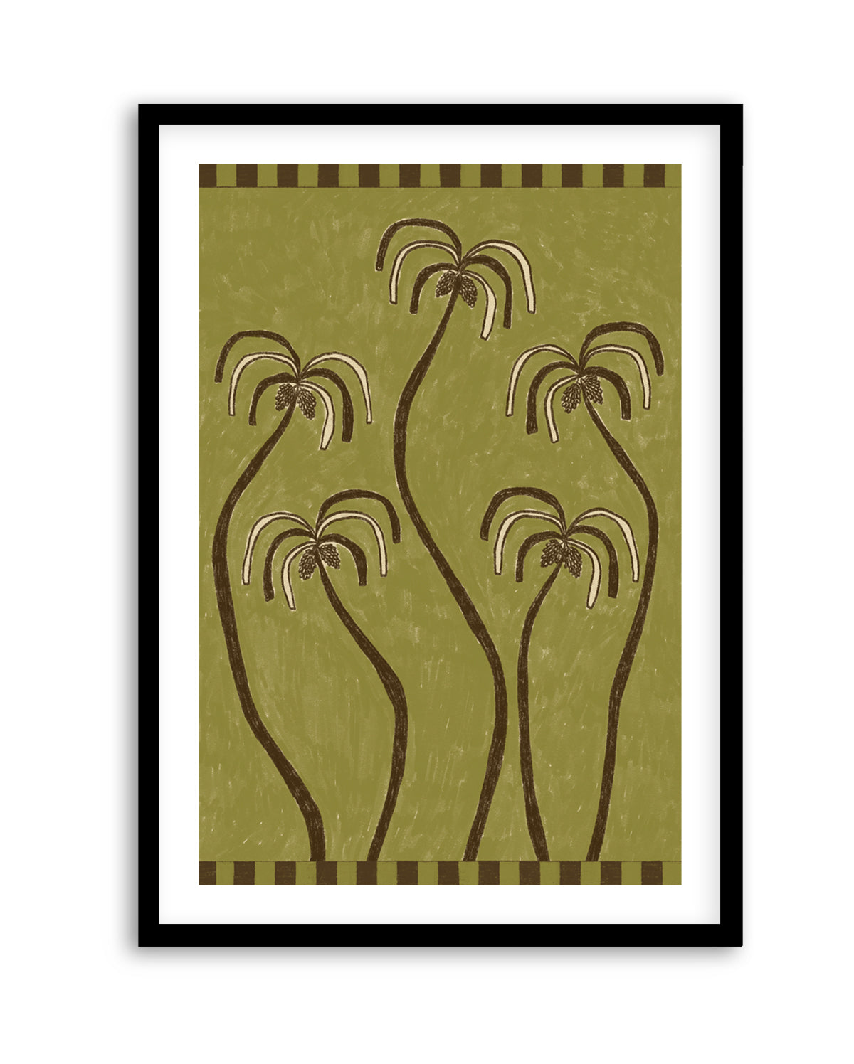 Palm Trees 2 by Shatha Al Dafai | Art Print