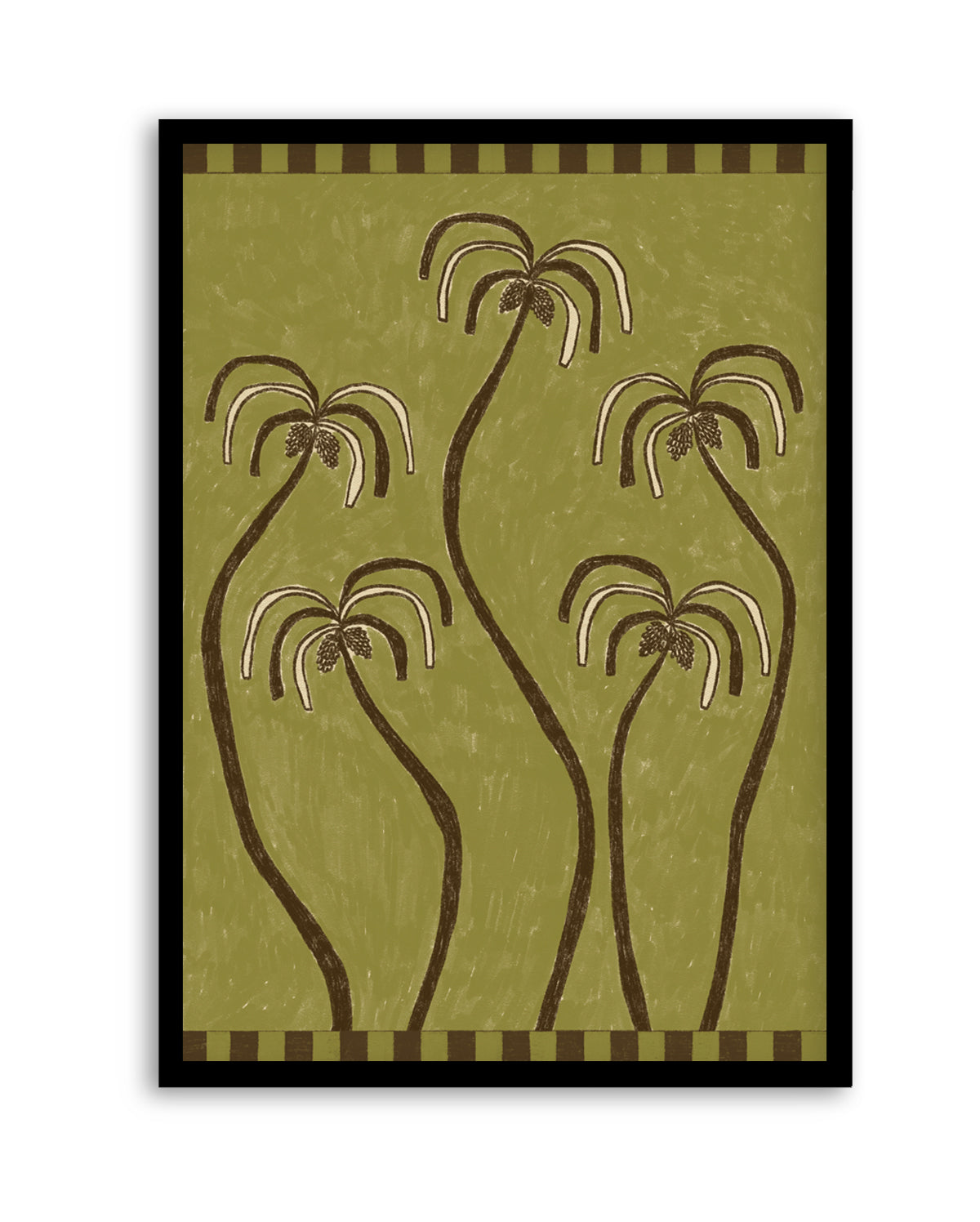 Palm Trees 2 by Shatha Al Dafai | Art Print