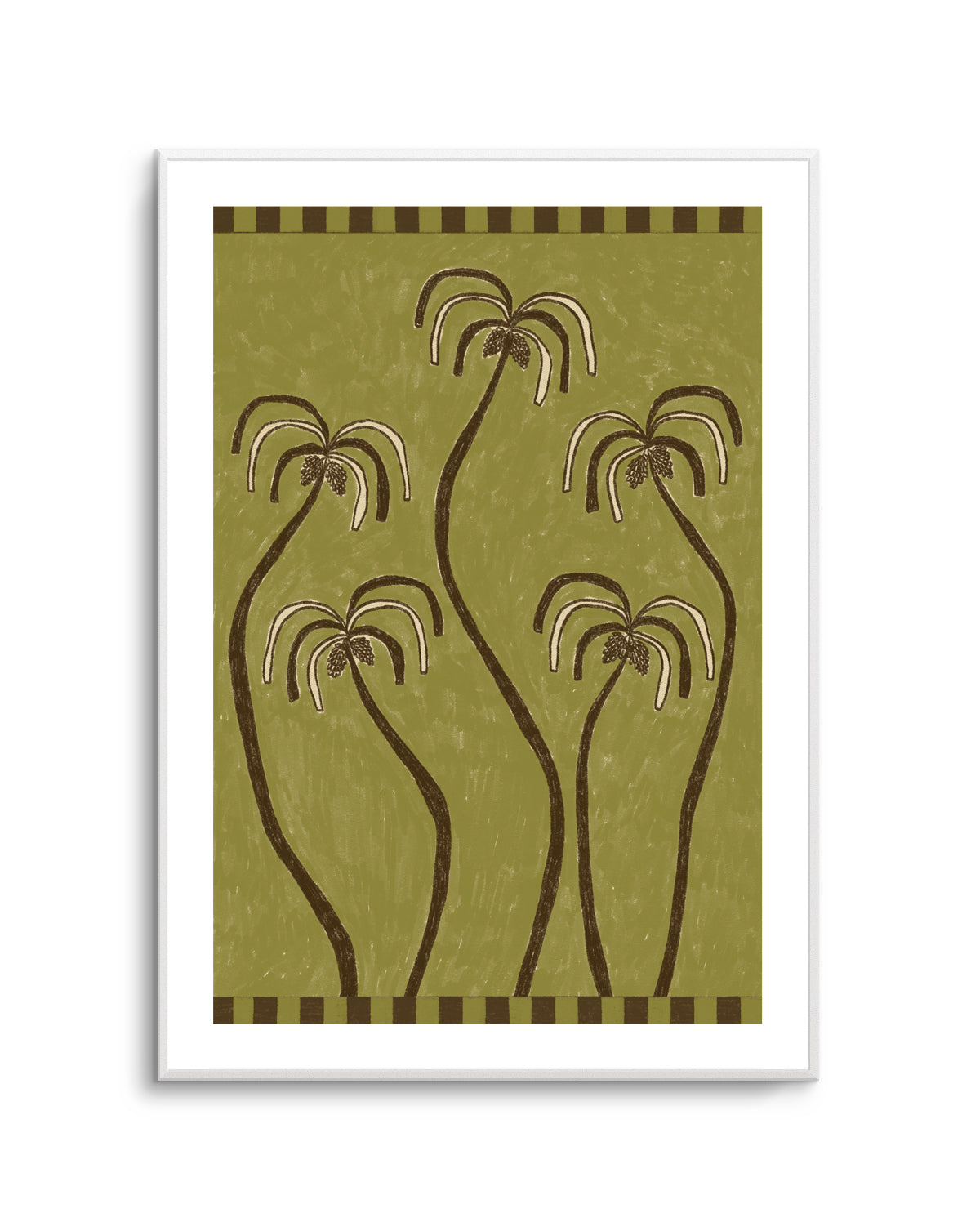 Palm Trees 2 by Shatha Al Dafai | Art Print
