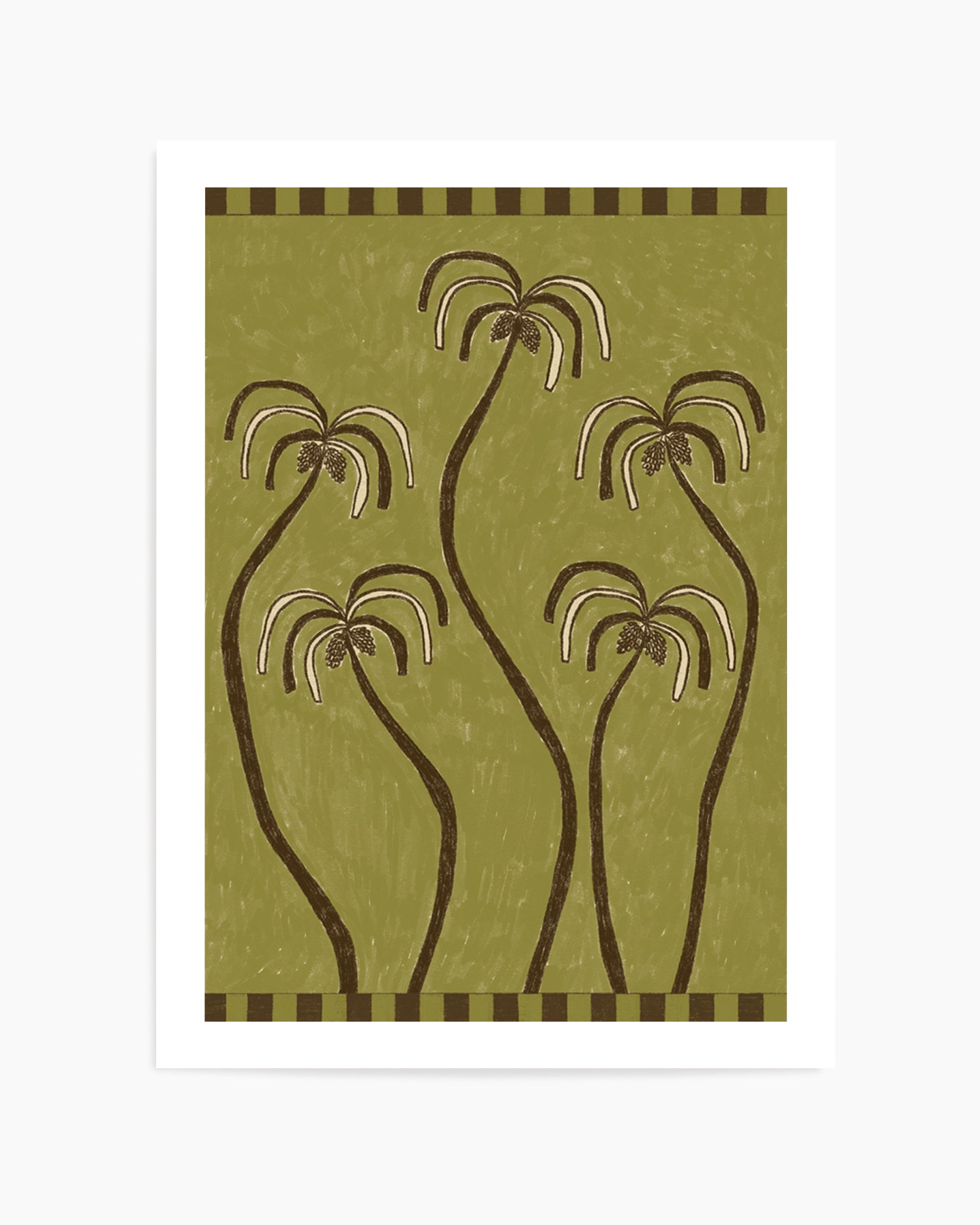 Palm Trees 2 by Shatha Al Dafai | Art Print