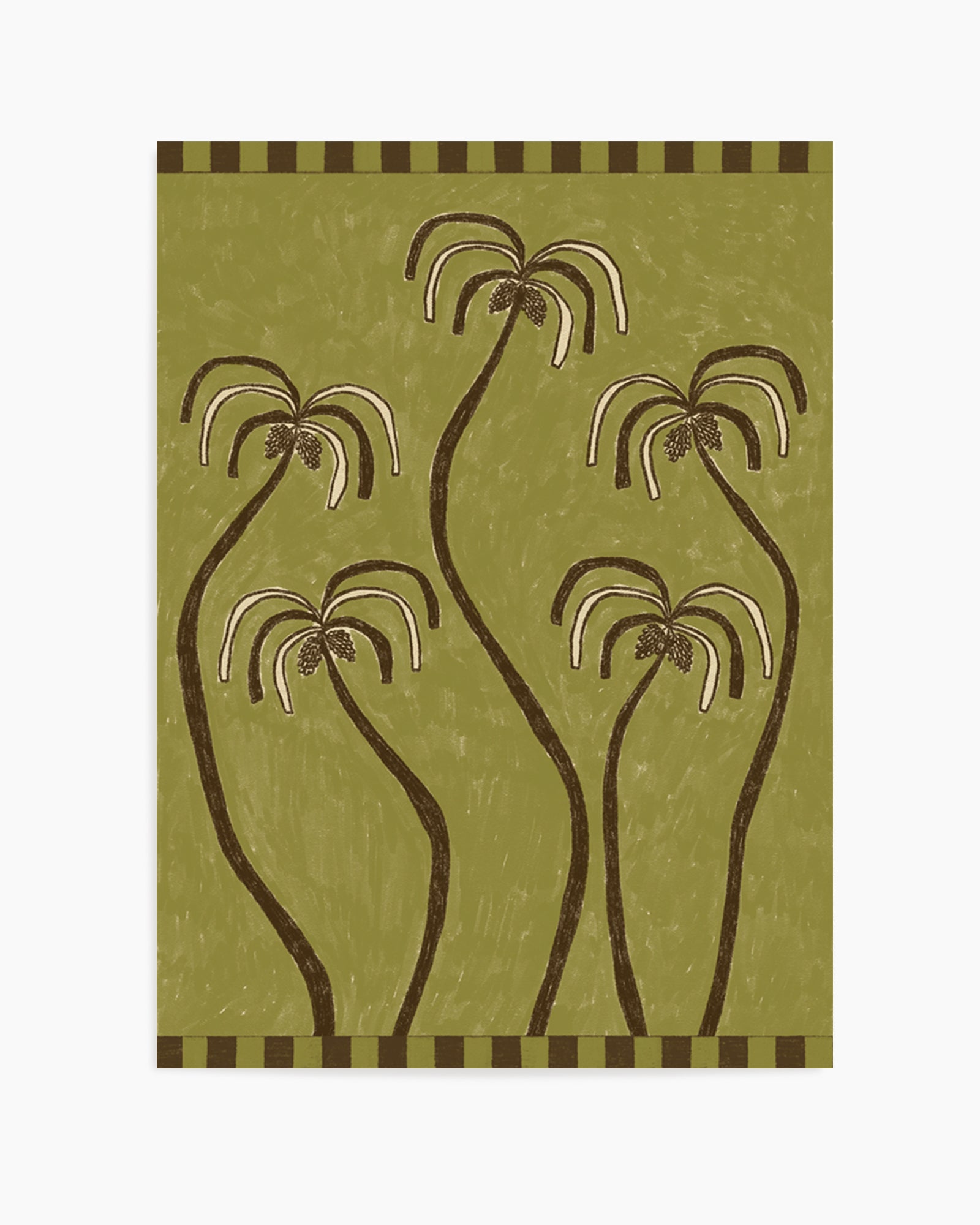 Palm Trees 2 by Shatha Al Dafai | Art Print