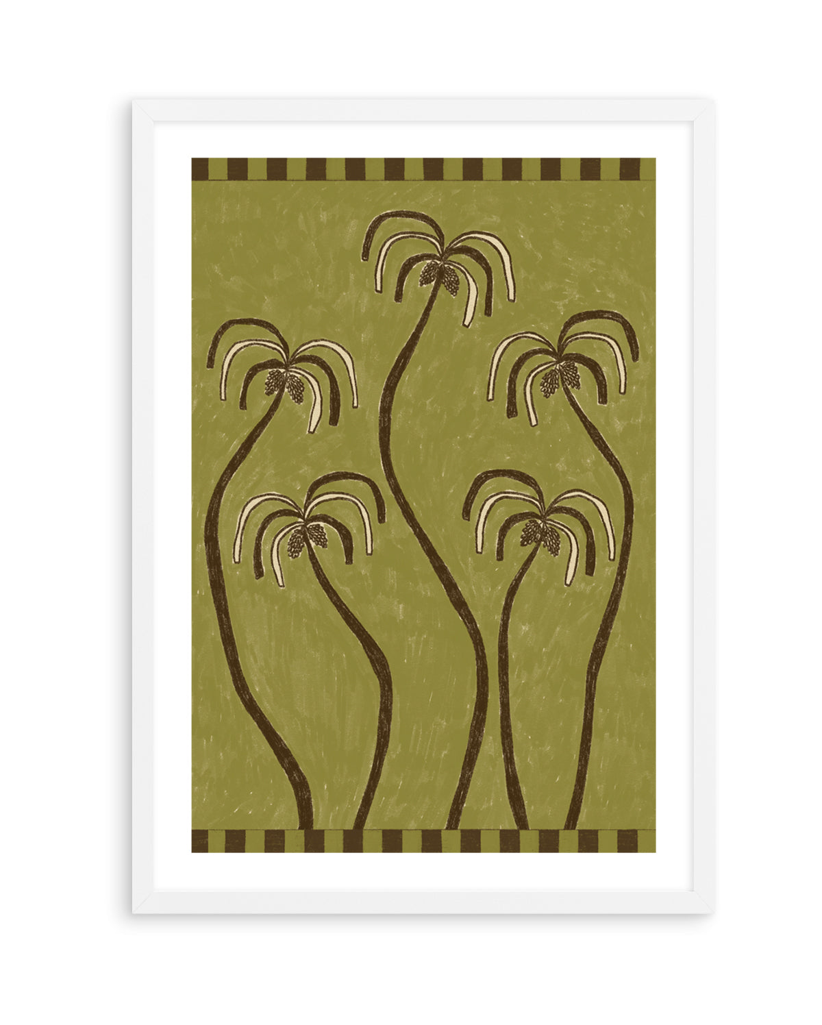 Palm Trees 2 by Shatha Al Dafai | Art Print